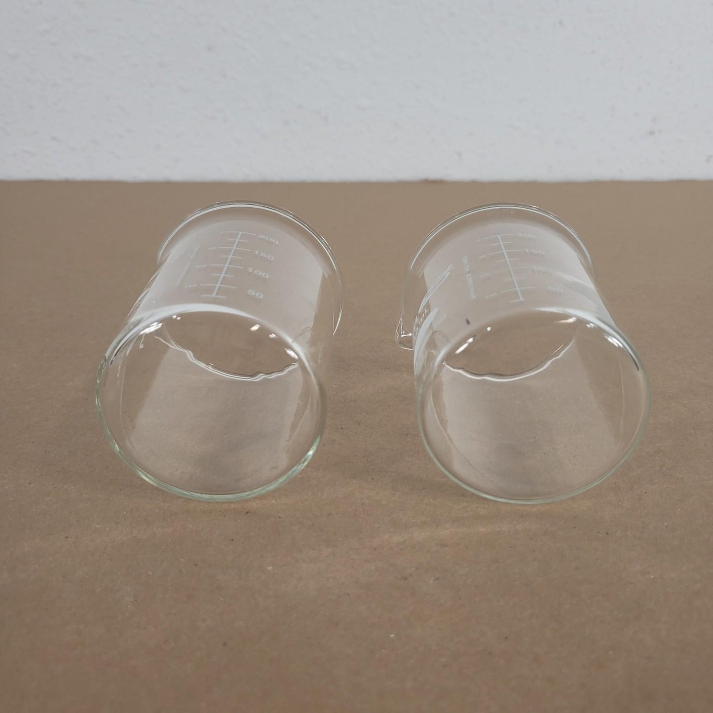 *Lot of 2* VWR 89000-204 250mL Borosilicate Glass Low Form Beaker