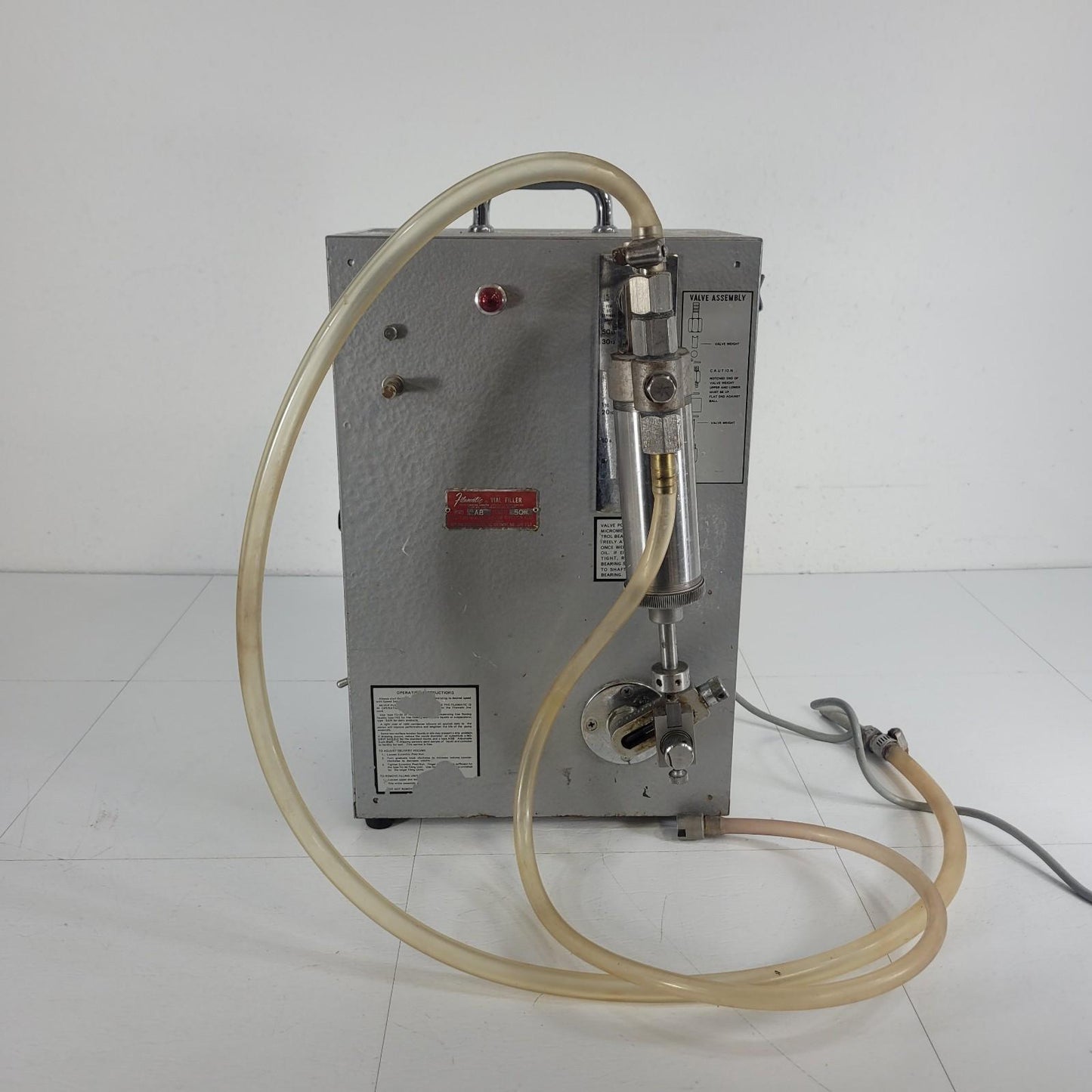 Filamatic AB Electric Automatic Semi-Automatic Duty Single-Nozzle Vial Filler