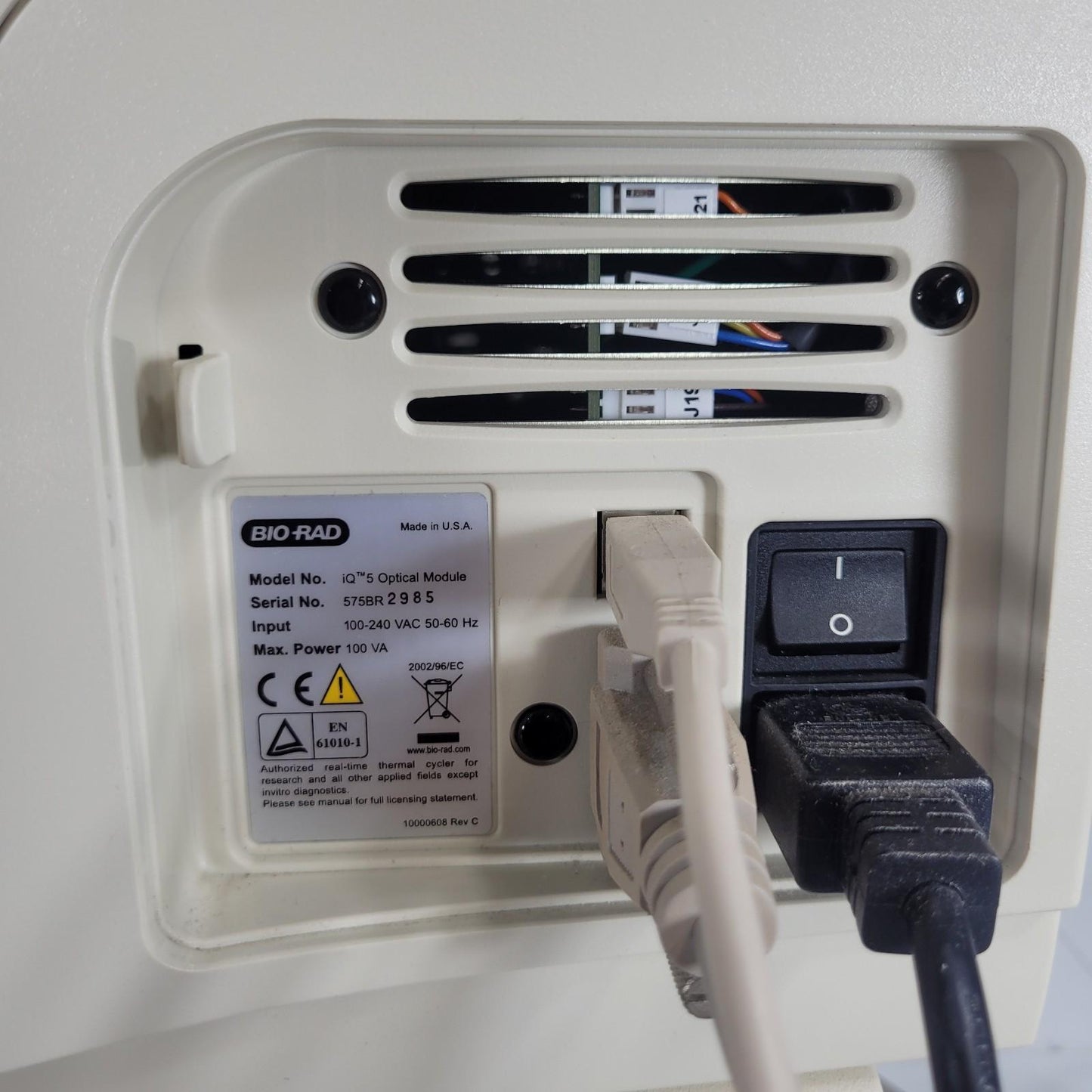 BIORAD iCycler Thermal Cycler w/ iQ5 Optical Module PCR Detection System