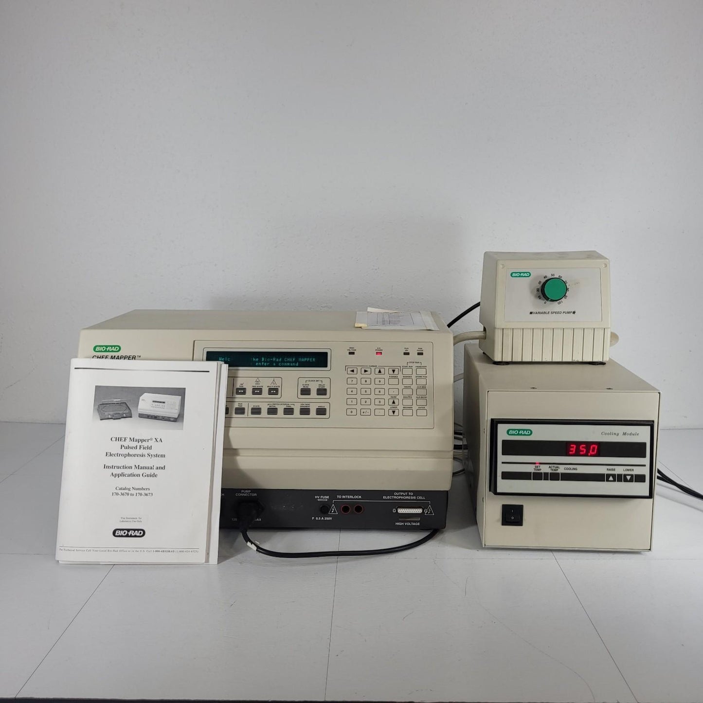 BIORAD Chef Mapper Power Module w/ Pump and Cooling Module Manuals Included