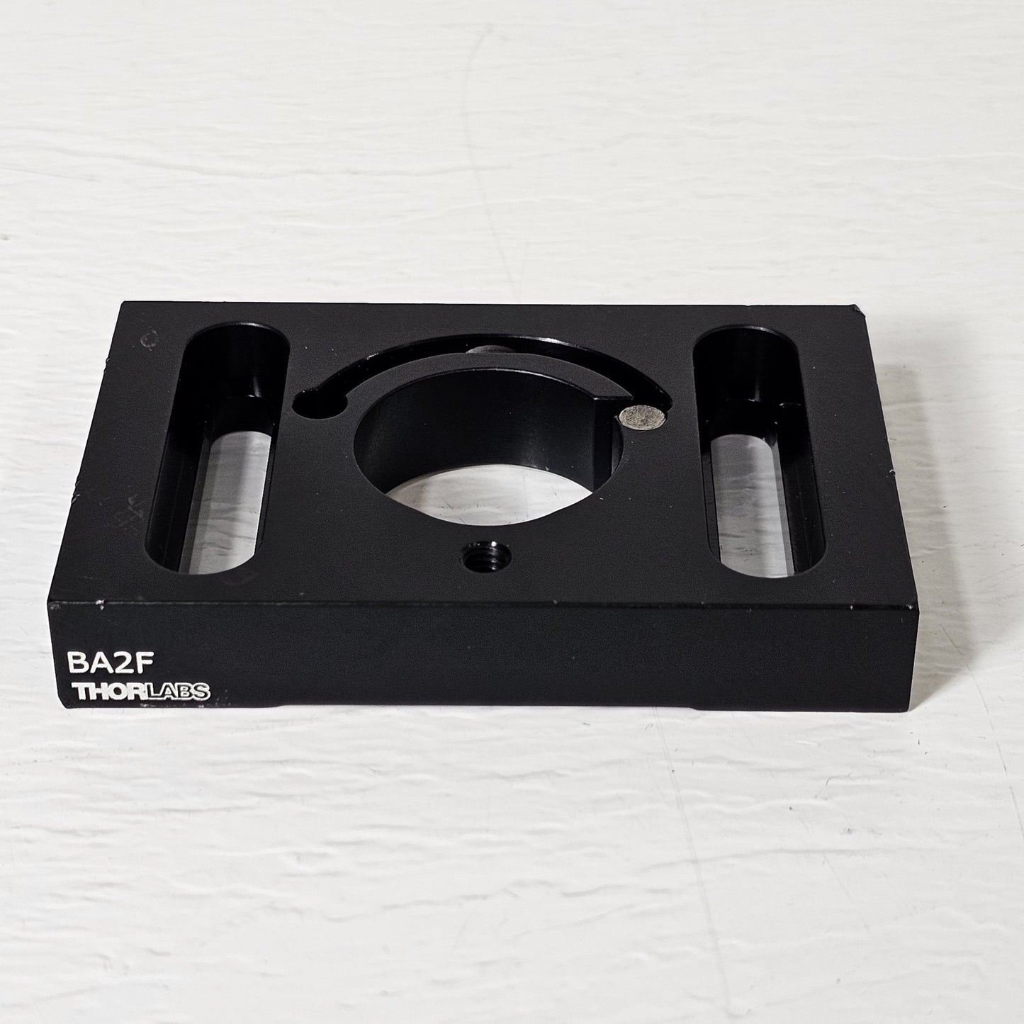 Thorlabs BA2F Flexure Clamping Slotted Base Post Mount 2x3x0.475" Table Clamp