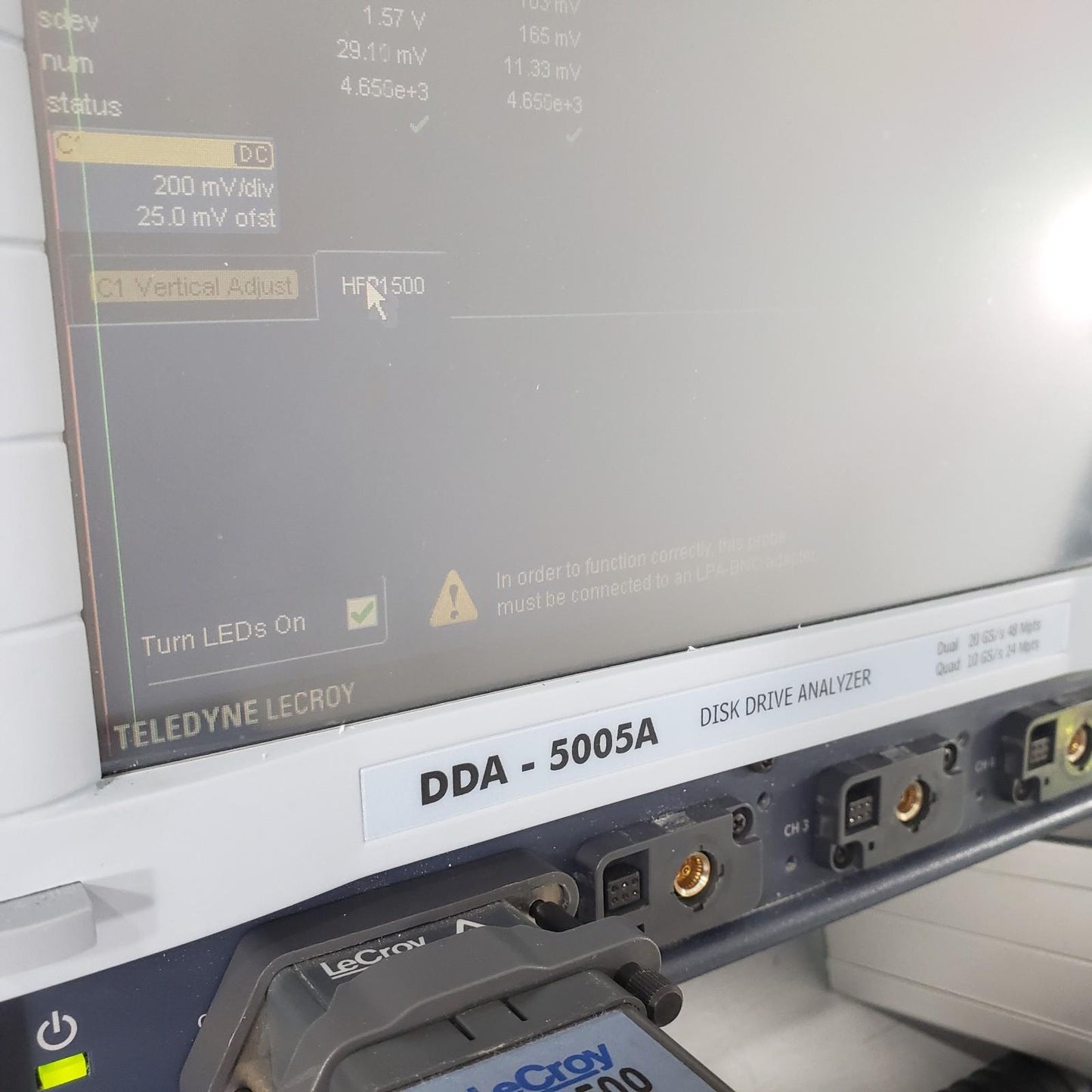 TESTED LeCroy HFP1500 1.5GHz Oscilloscope Active Probe 40Vpk 100k Ohm Needle Tip