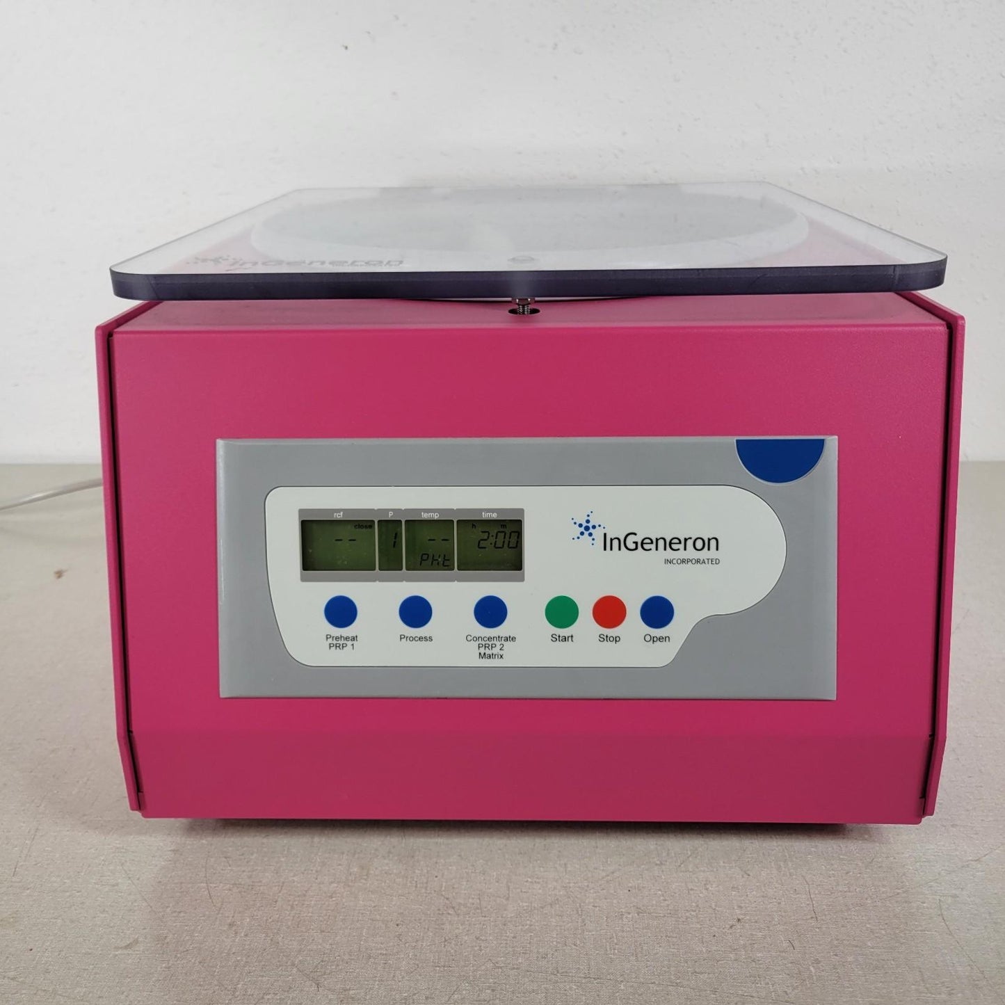 InGeneron 10715-01 Heatable Centrifuge Tissue PRP Processing System w/ Manual