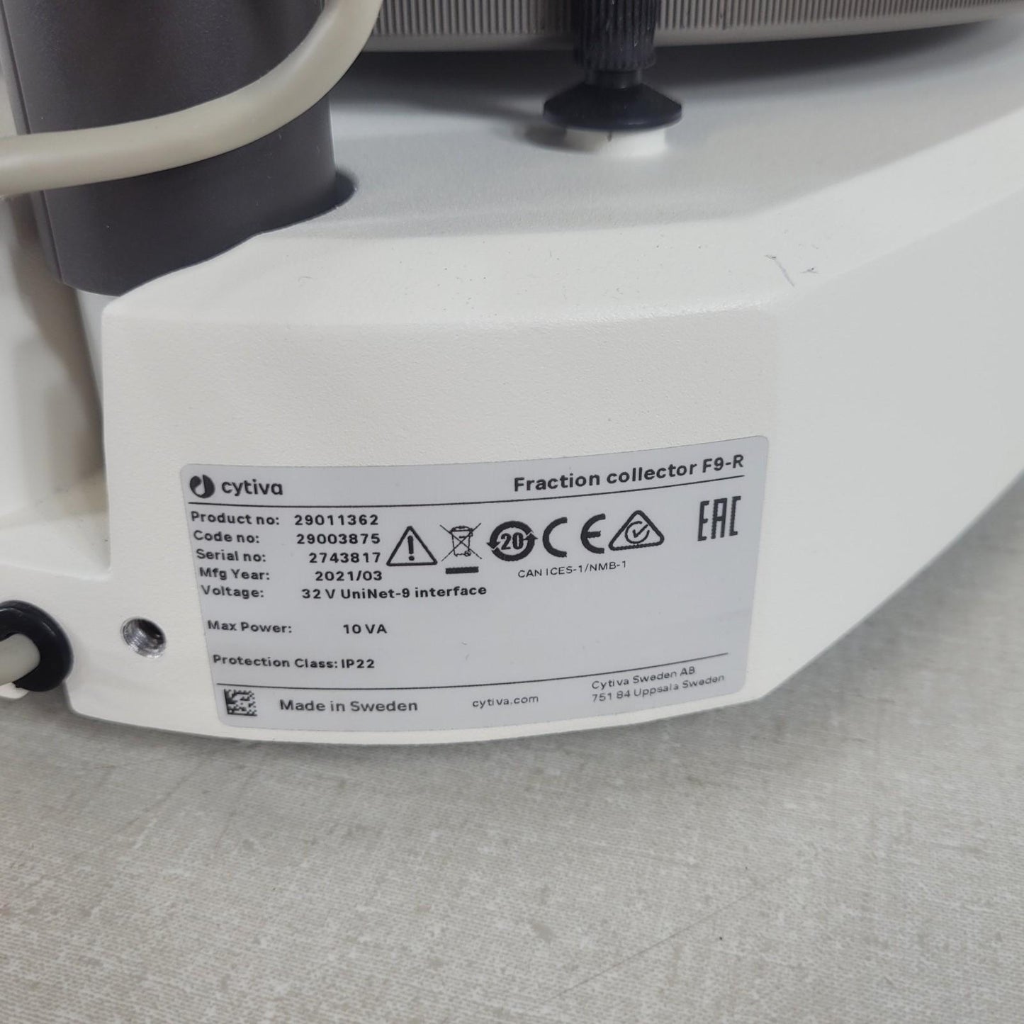 GE Cytiva F9-R Fraction Collector Purification Analysis Device 29011362