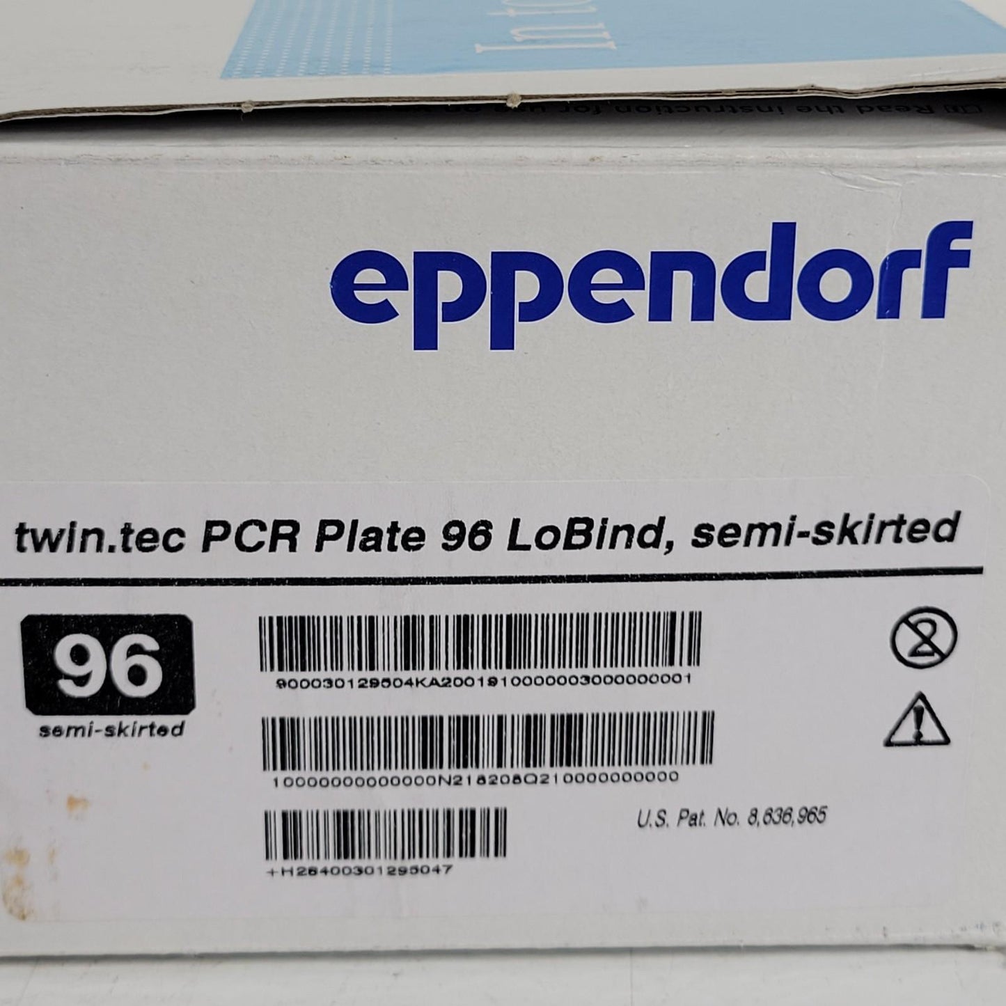25 Pack Eppendorf 0030129504 Twin.tec PCR Plates 96 LoBind Semi-skirted
