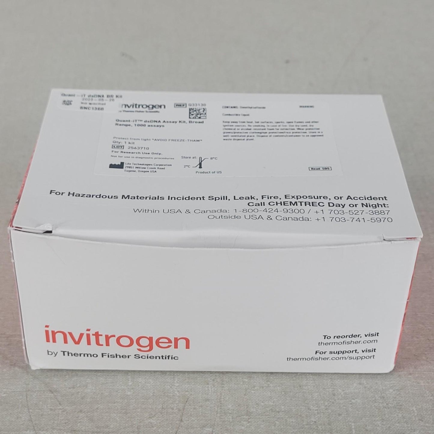 Thermo Invitrogen Q33130 Quant-iT dsDNA Assay Kit Broad Range Quantification