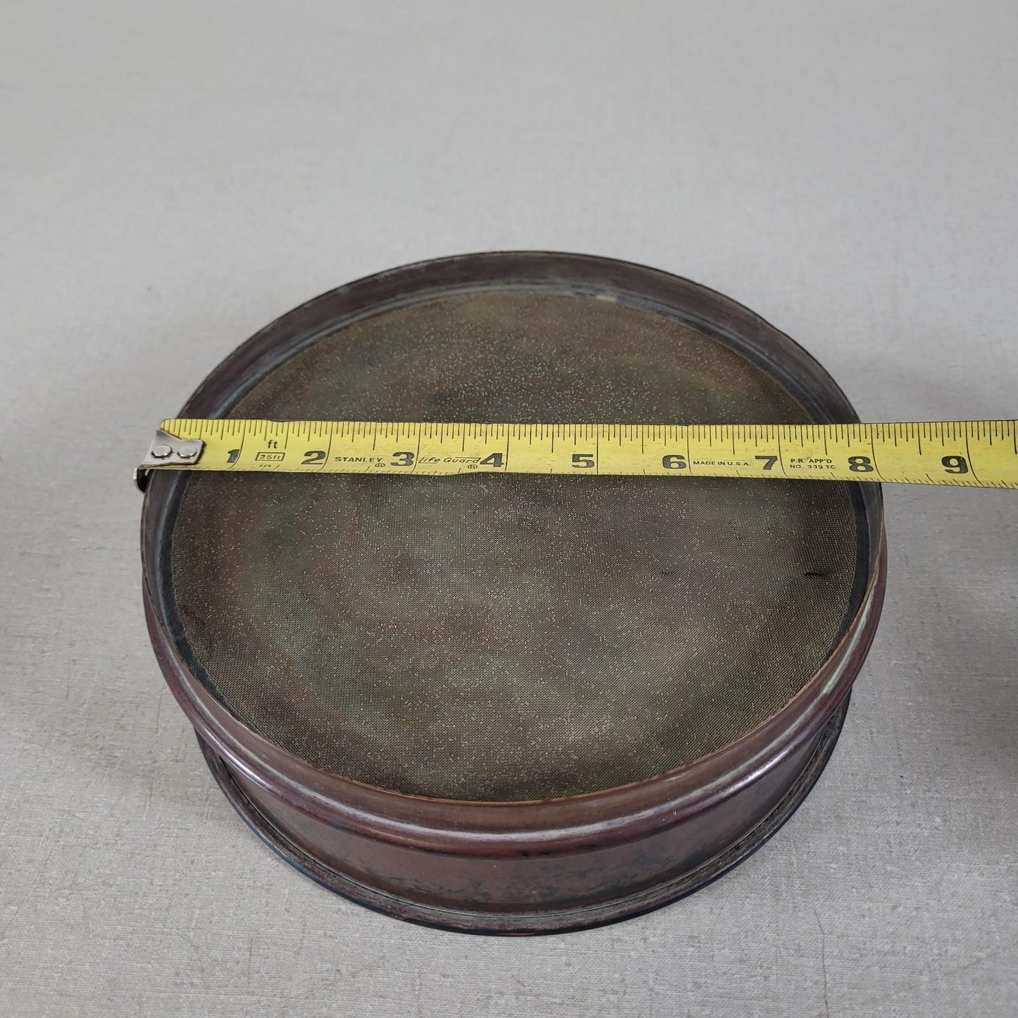Newark Standard Mesh Sieve E11 N.O. 50 300 um 8" OD Series U.S.A ASTM Desig