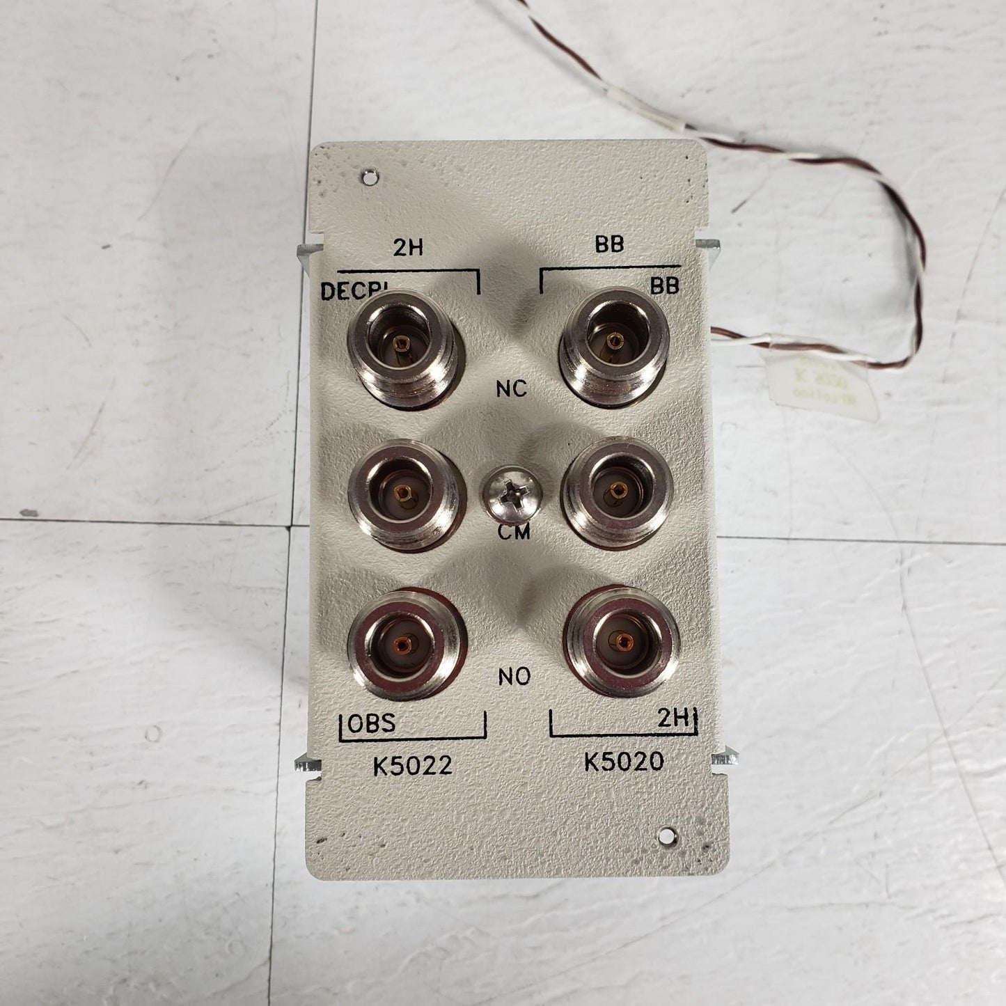 Varian NMR 0190554901 Splitter Box DECPL K5020 N-TYPE BNC Adapter Switch