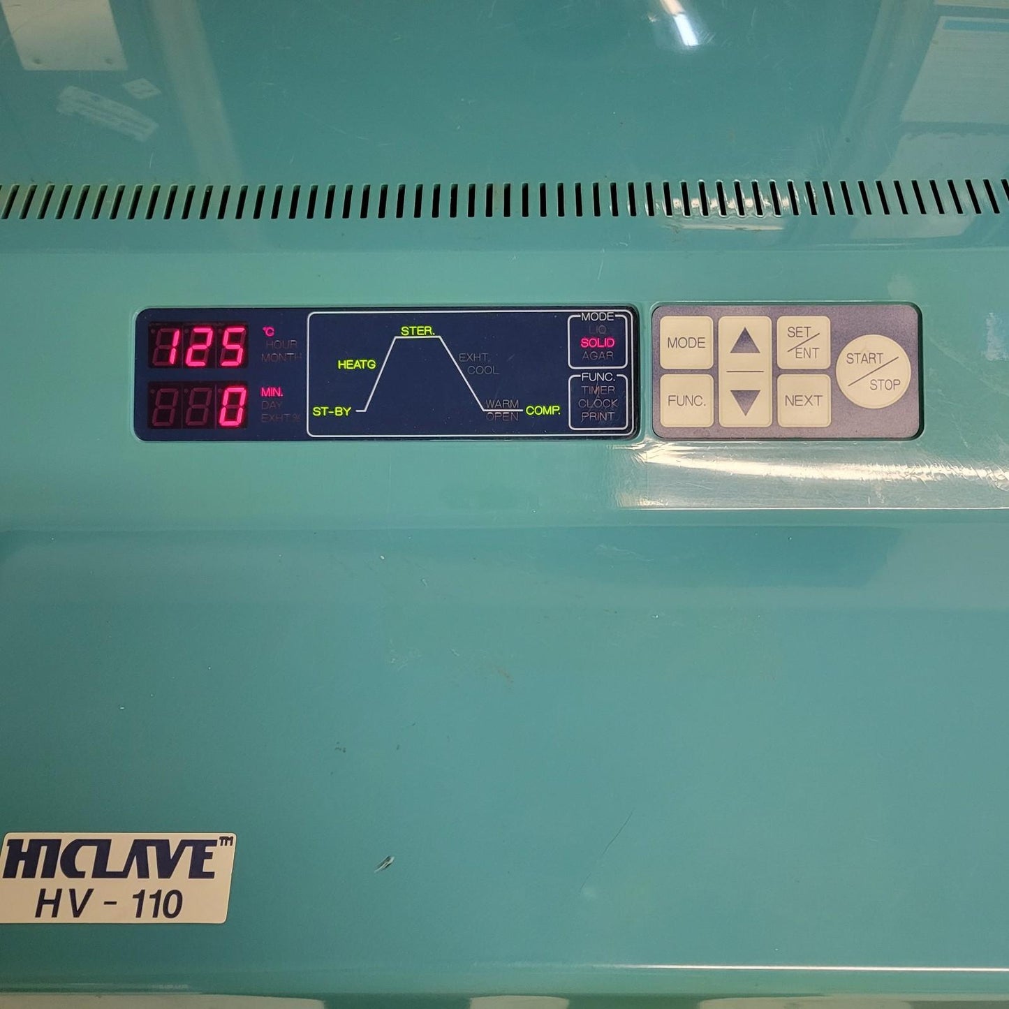 TESTED Hirayama HICLAVE HV-110 Upright Autoclave Sterilization Device 110 Liter