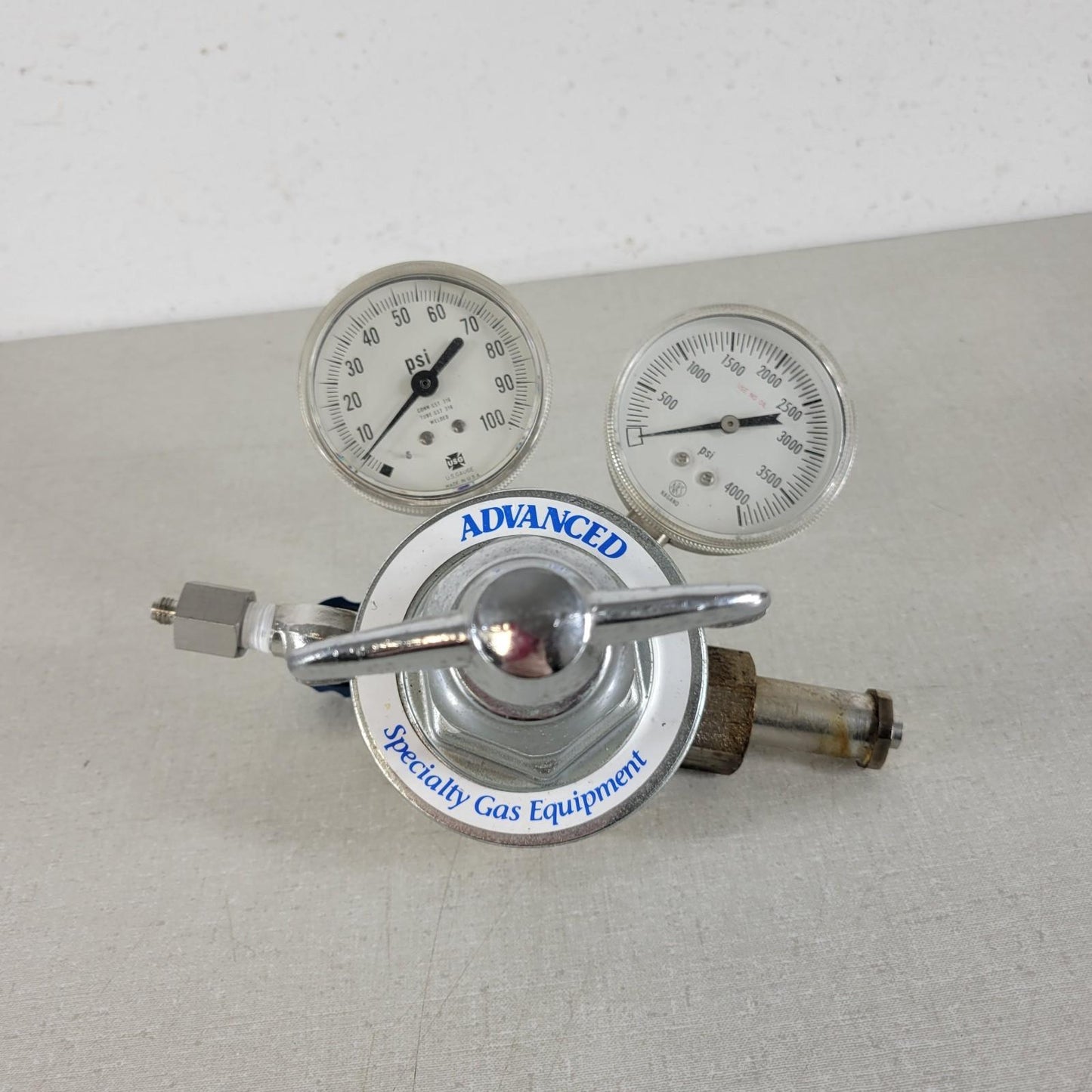 Advanced Specialty Gas Equipment CRB375660 ASGE Regulator 0-100 & 100-4000 PSI