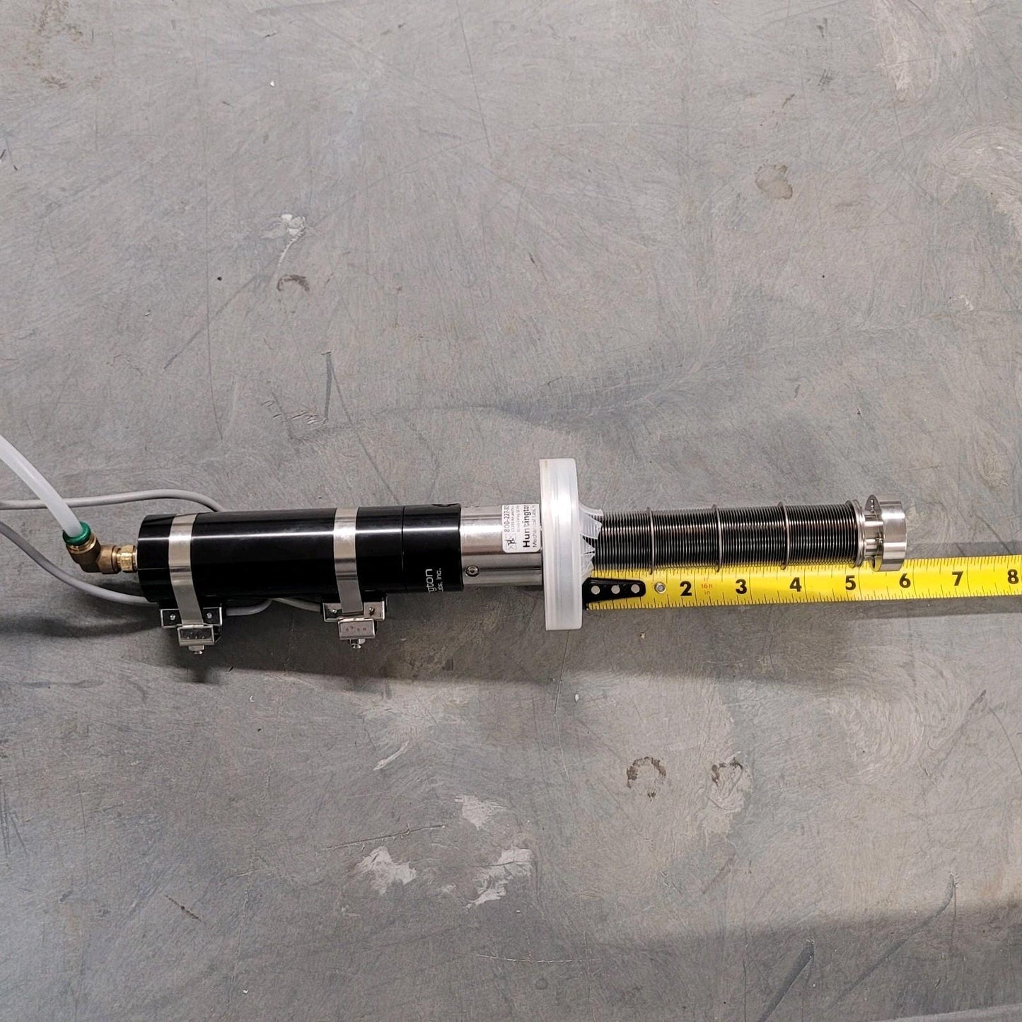Huntington 3" Stroke Linear Pneumatic Feedthrough Bellows DN35CF 2.75" CF UHV