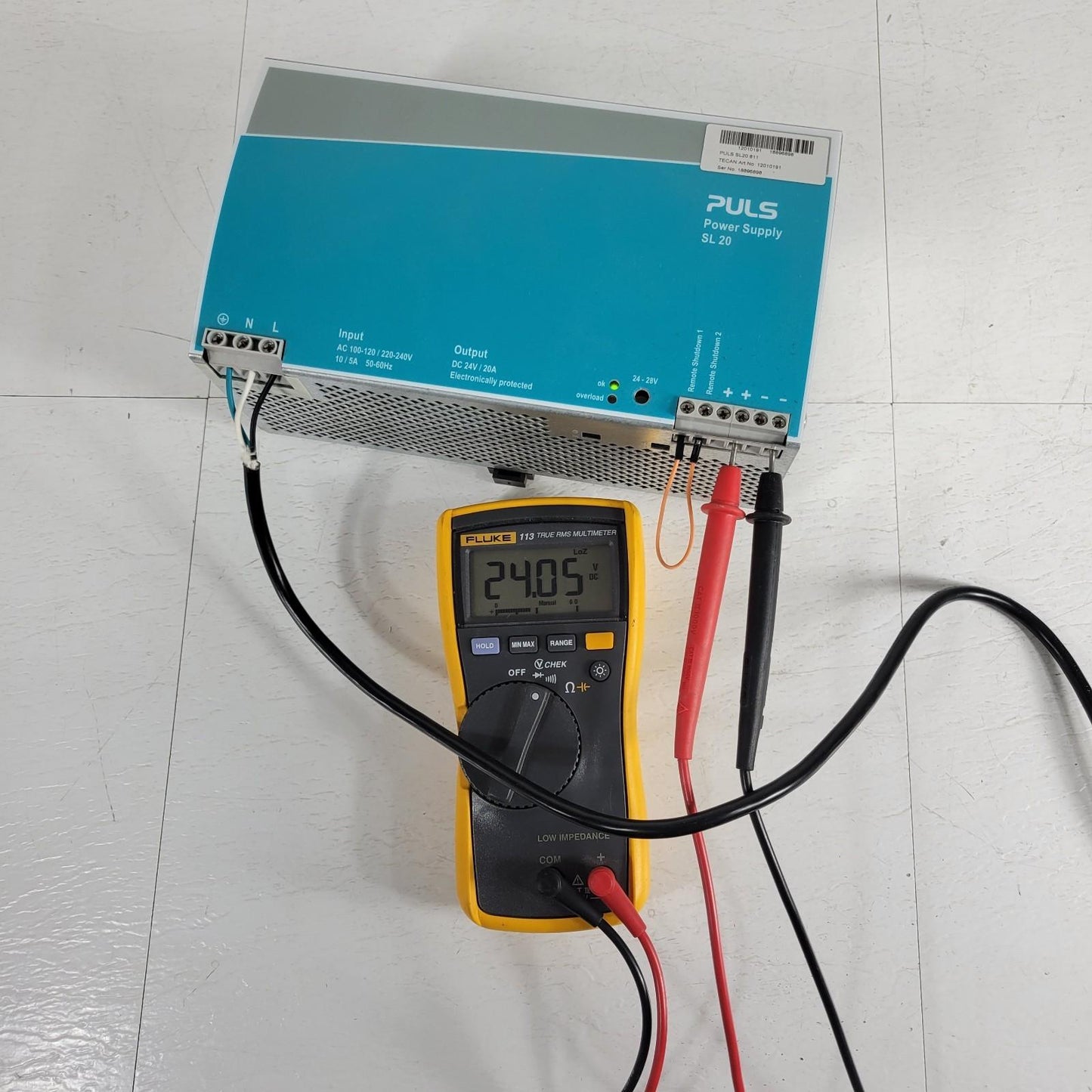 Puls SL20 Power Supply 24V DC 20A Electronically Protected SL20.811
