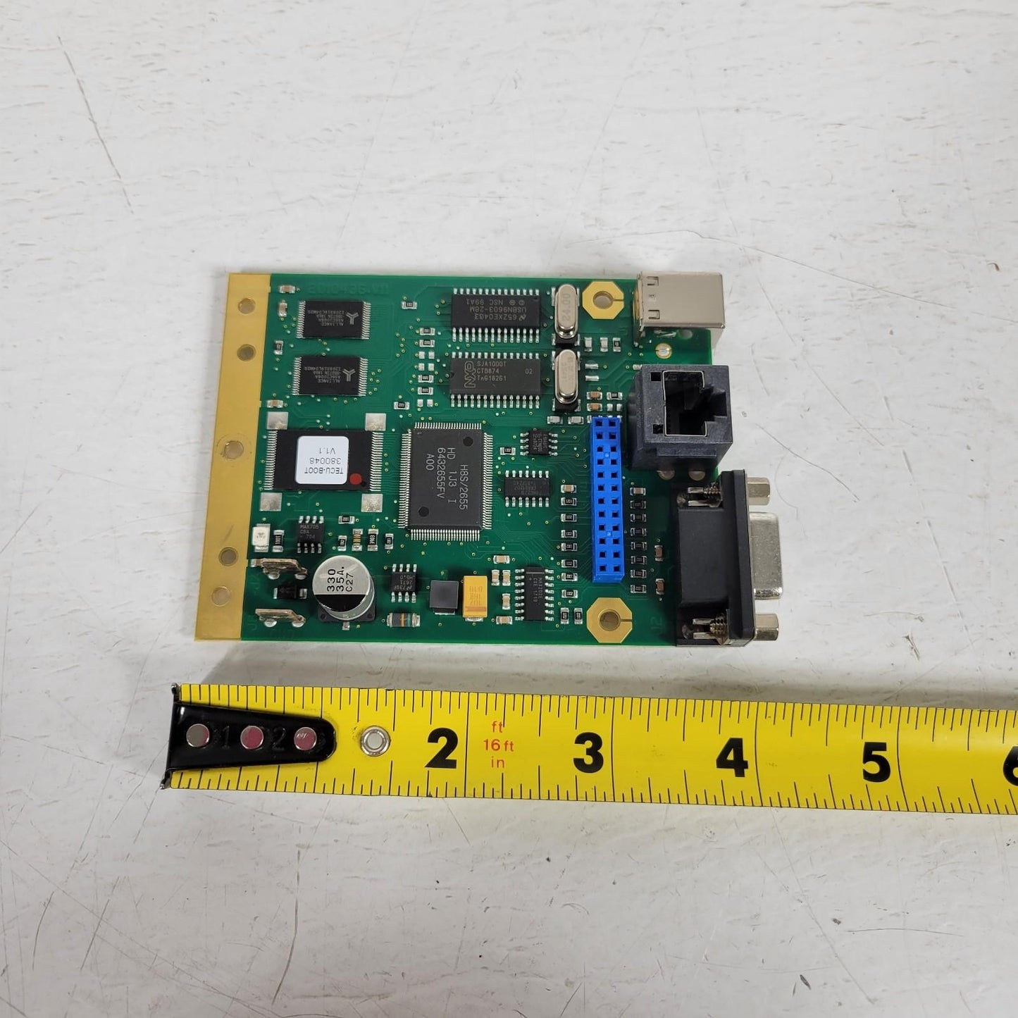 Tecan TE-CU USB Expansion IO Board Serial Ethernet HD6432655FV Boot Controller