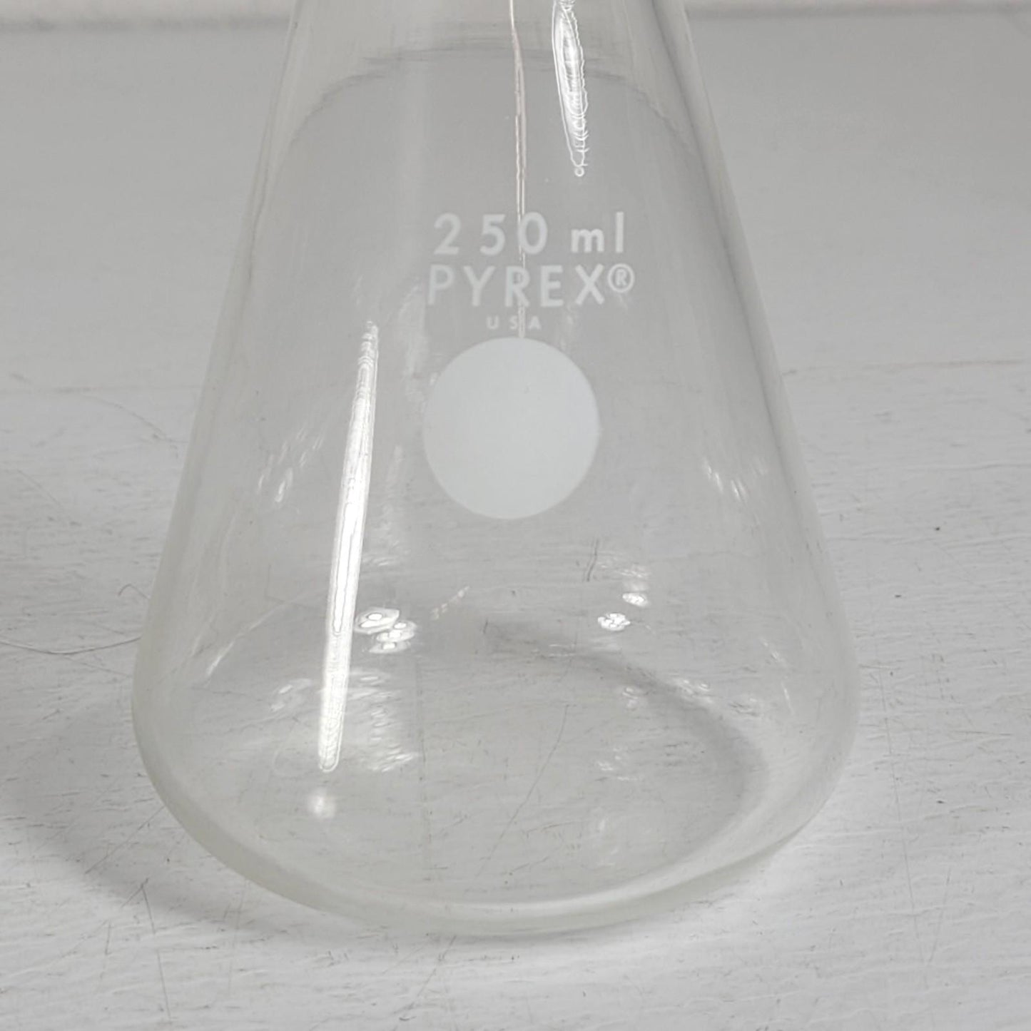 250ml Pyrex Erlenmeyer Flask With Ground Glass Joint Glassware Lab