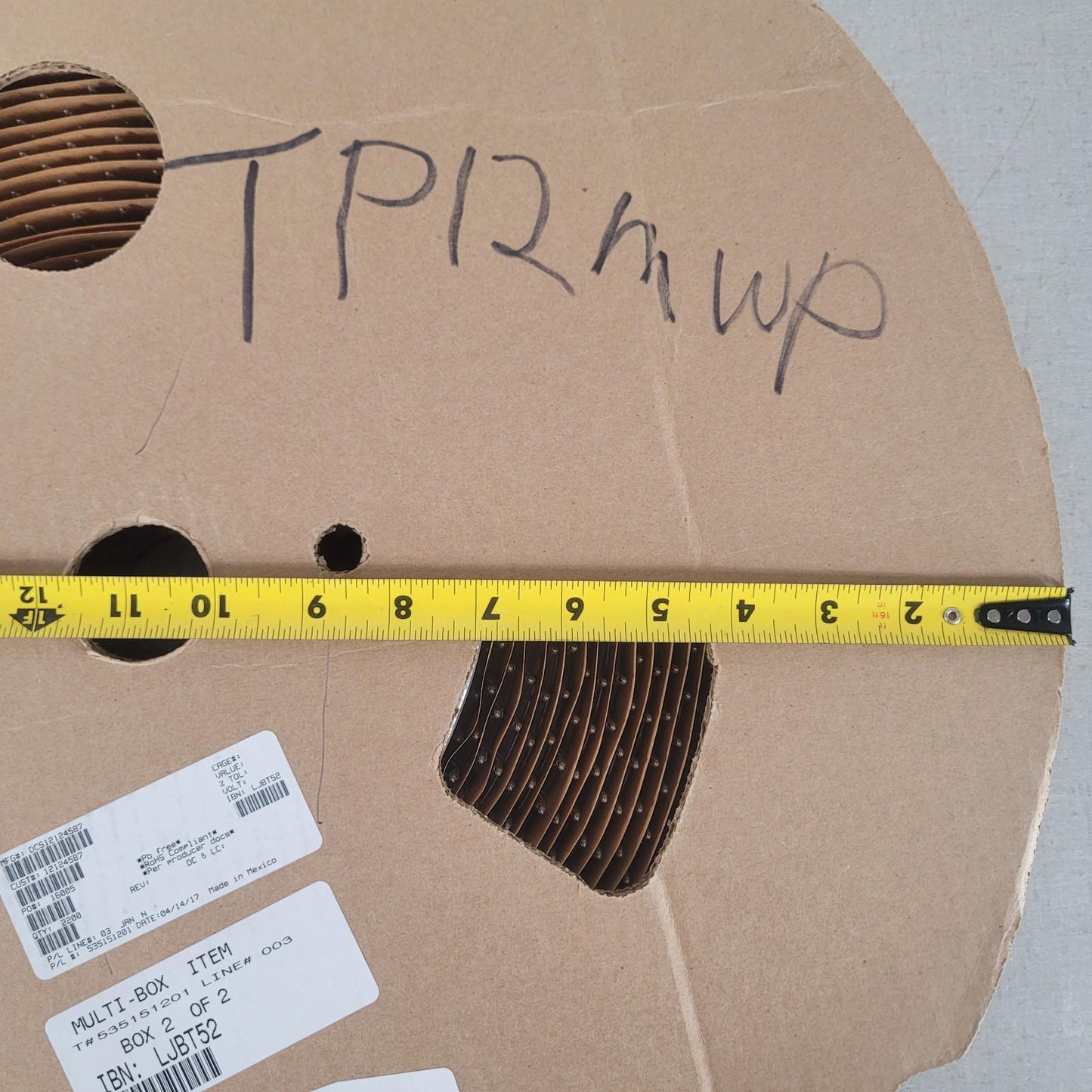 Partial Reel 1800 Count: Aptiv Delphi Crimps 12124587 Tin-Plated Male Terminal