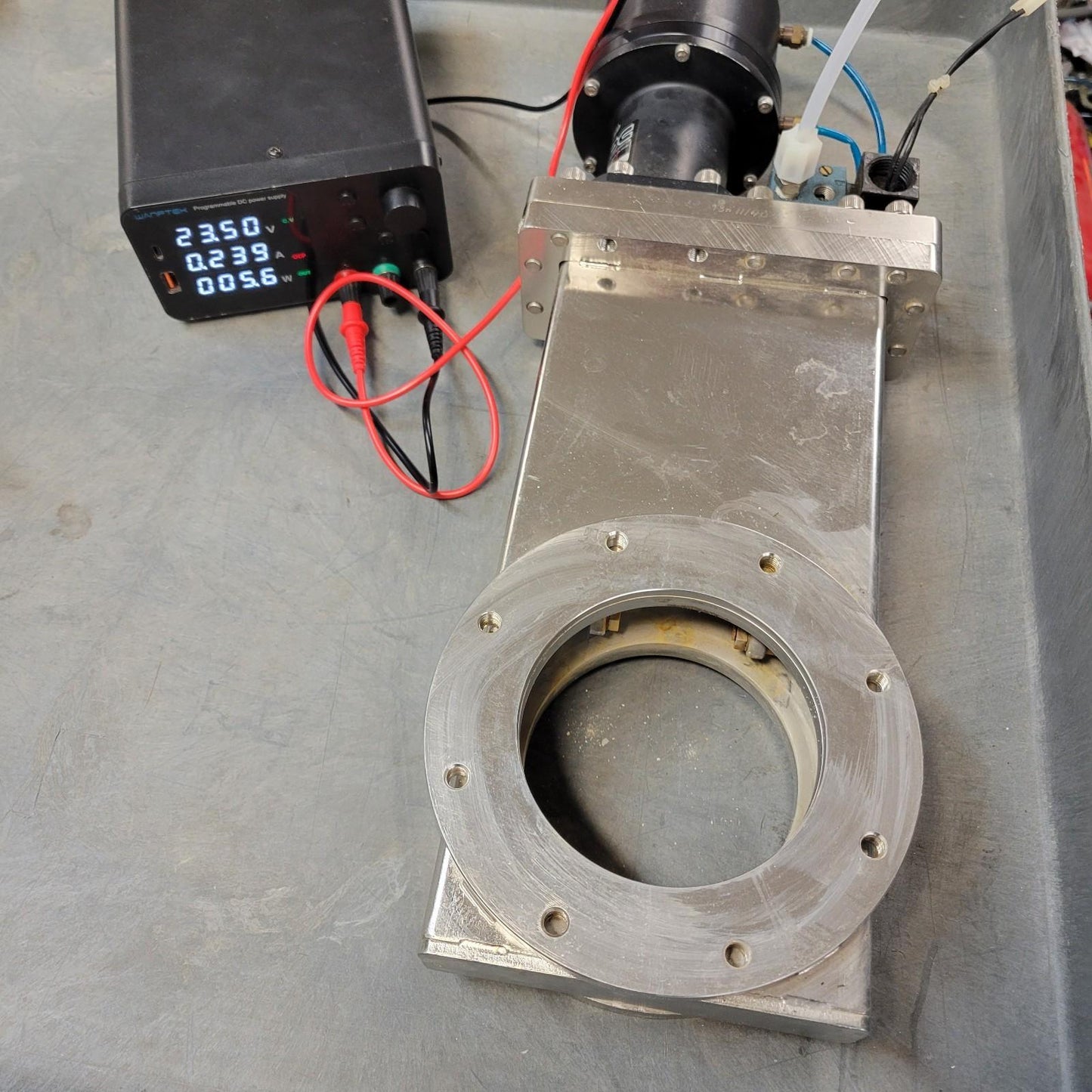 TESTED MDC LGV-4000V-P Gate Valve ISO 100 K Pneumatic NC 7/16" NPT