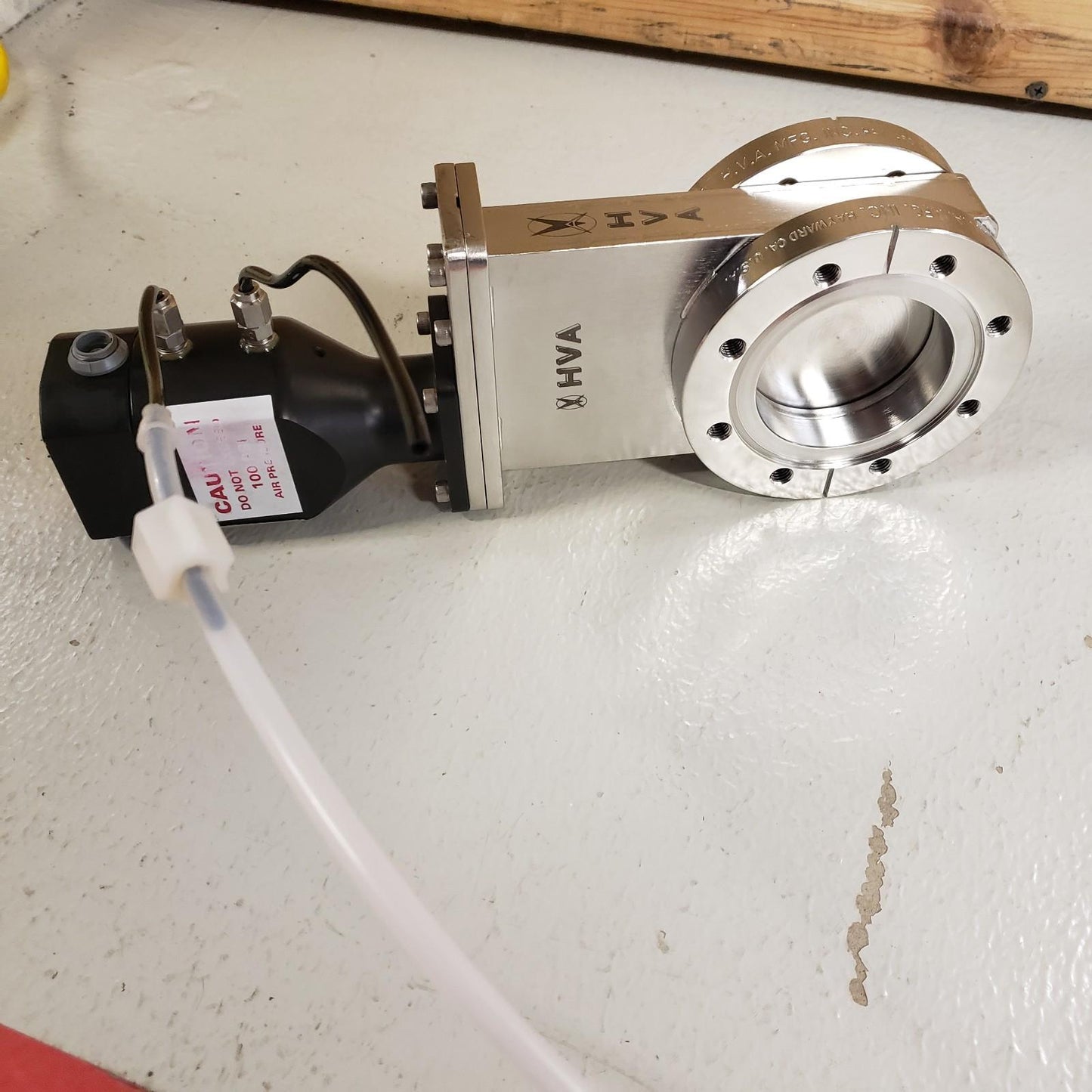 TESTED HVA 11212-0254 Pneumatic Gate Valve DN63CF 4.5" CF UHV Ultra High Vacuum