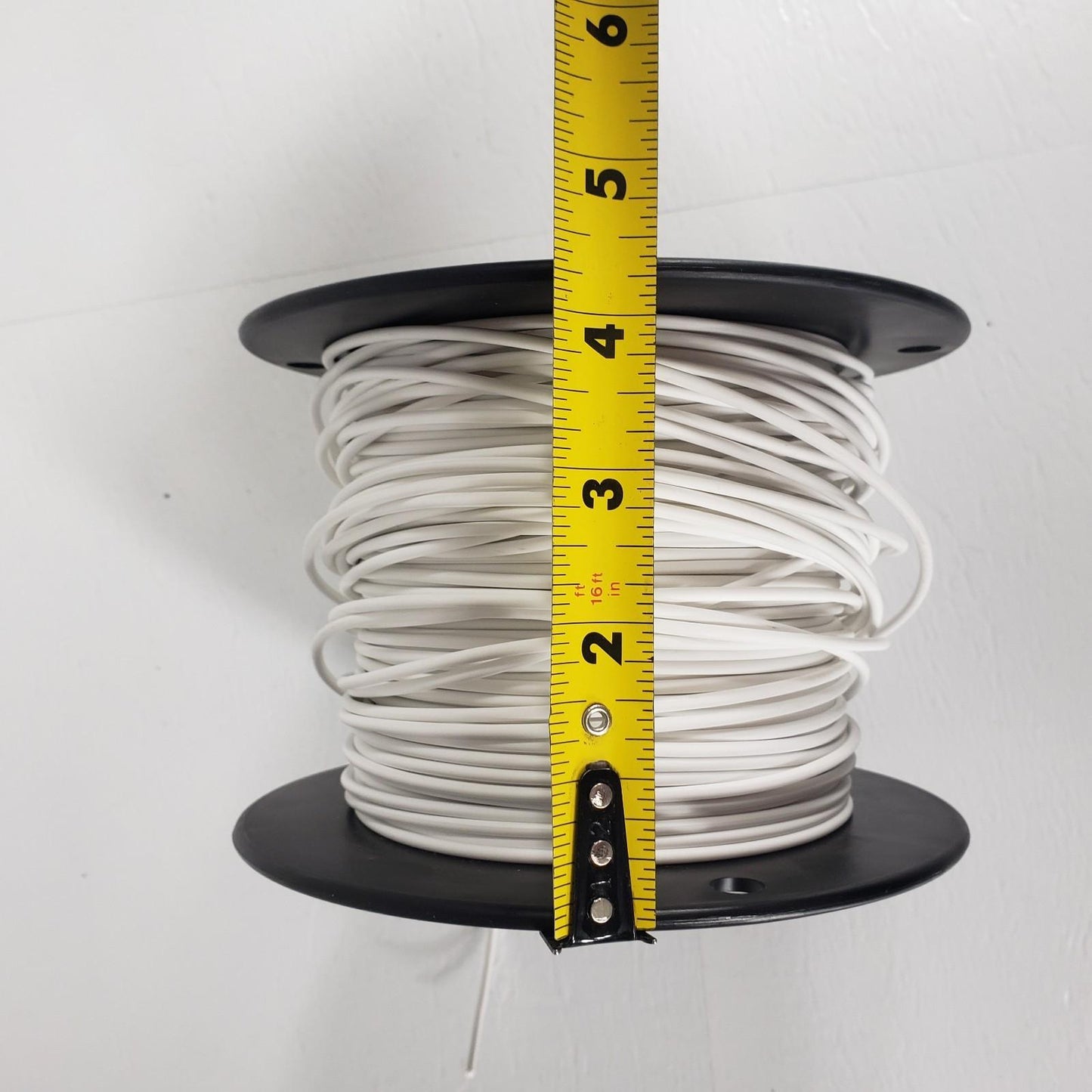 Partial Reel 330ft Waytek WX18-9 SXL White Cross-Link Automotive Wire 18GA