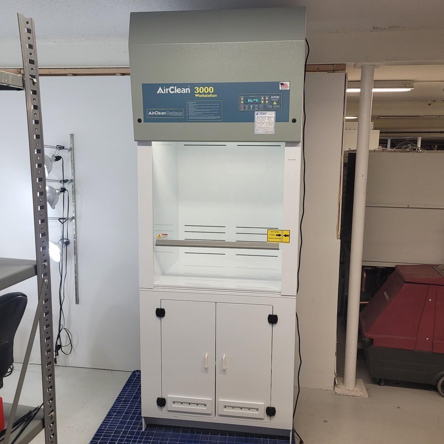 TESTED AirClean Systems AC3000S 36" Ductless Fume Hood Sliding Sash 4x Filters