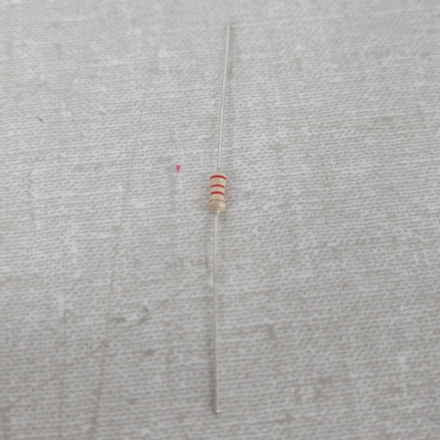 200 Units Yageo 2.2K Ohm Resistors 1/4W Through Hole Carbon Film Bulk Lot