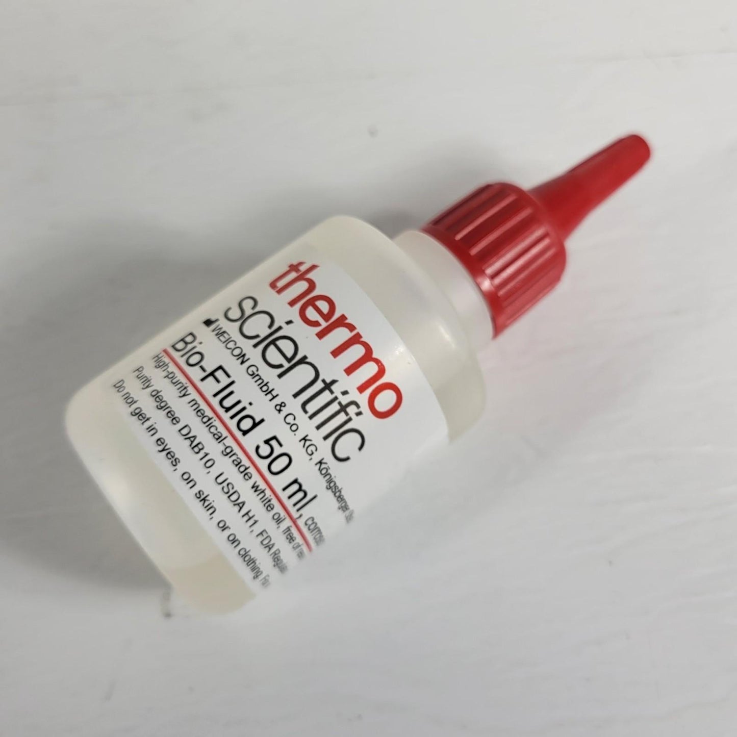 THERMO SCIENTIFIC 70009824 Bio-Fluid 50 mL High Purity Medical Grade White Oil