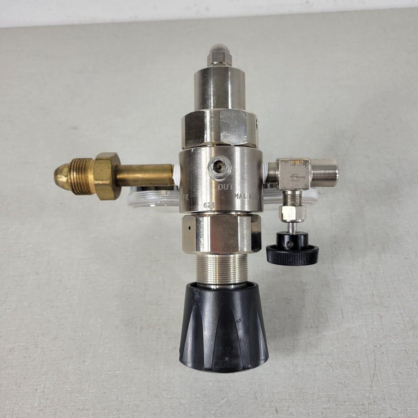 Smith Equipment 610-0106 High Purity Regulator Single Stage 1/4" MNPT 25 PSIG