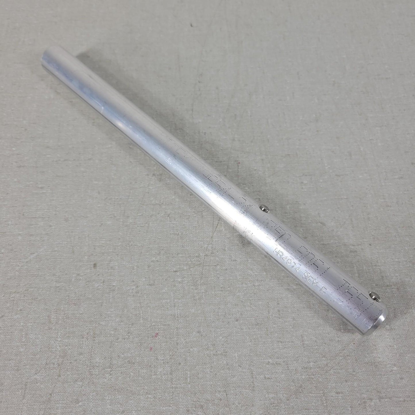 Orthepedic Instrument HR4974 REV E 10" Length, 3/4" Diameter Aluminum Metal