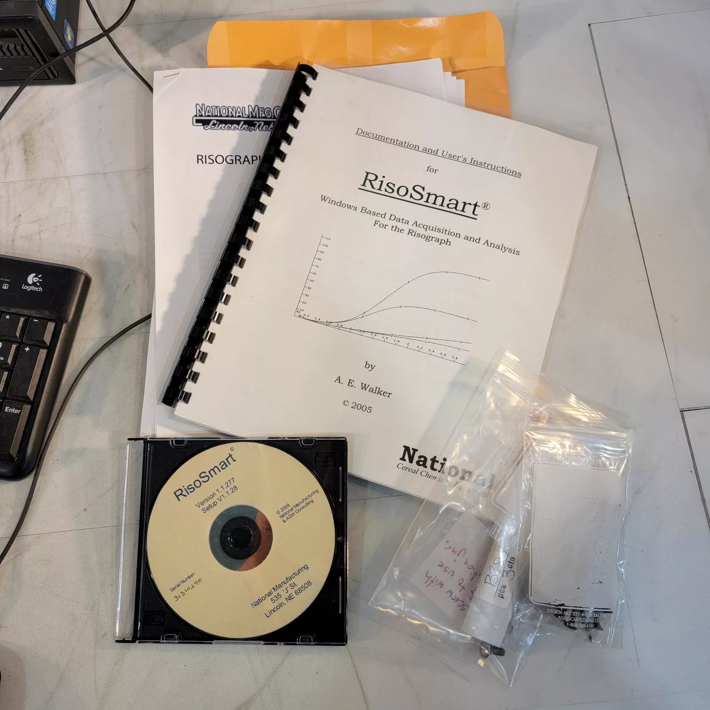 National Manufacturing Risograph Yeast Solution Absorbance Meter System w/ Acces