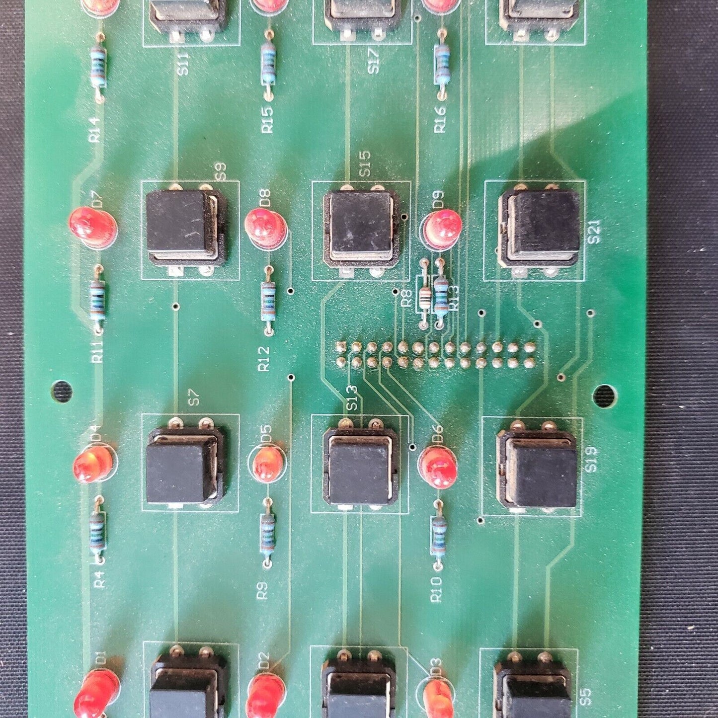 GP Keypad LED Button Array Development Board 3x4 12 LED Buttons PI Research Corp