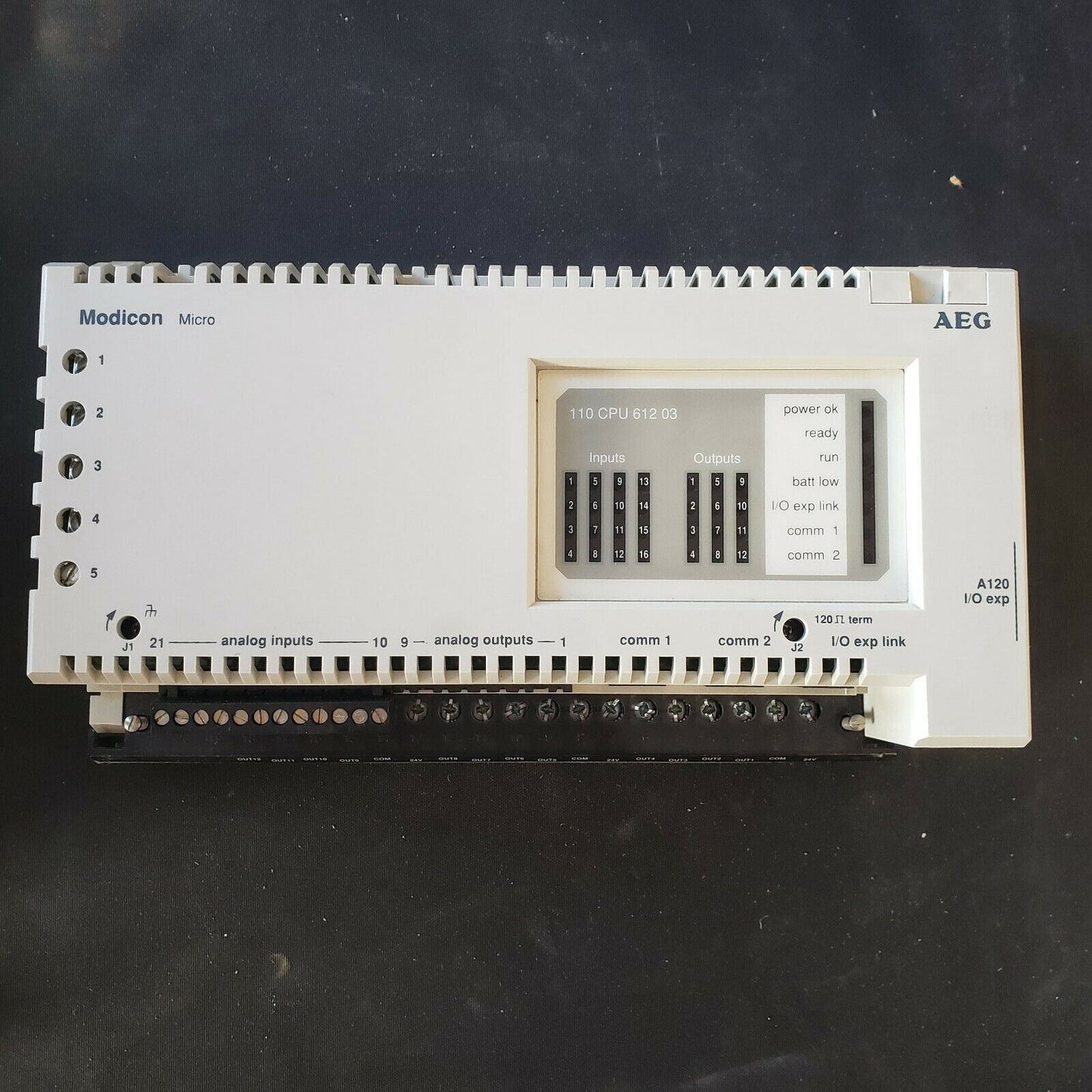 Schneider Modicon Micro 110CPU61203 CPU Module AEG
