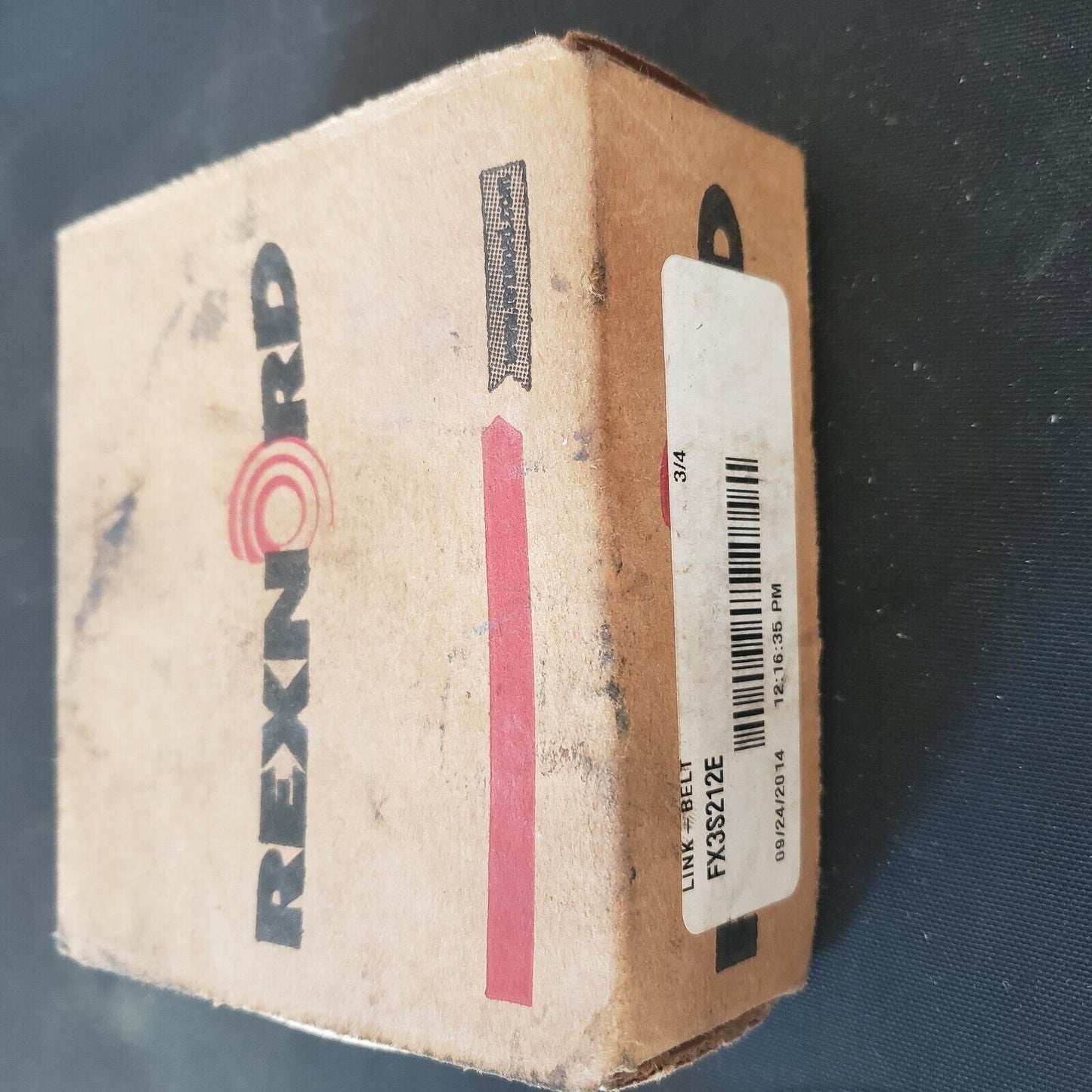 Rexnord FX3S212E Link-Belt 3/4" Bore 2-Bolt Cast Iron Flange Mount Bearing