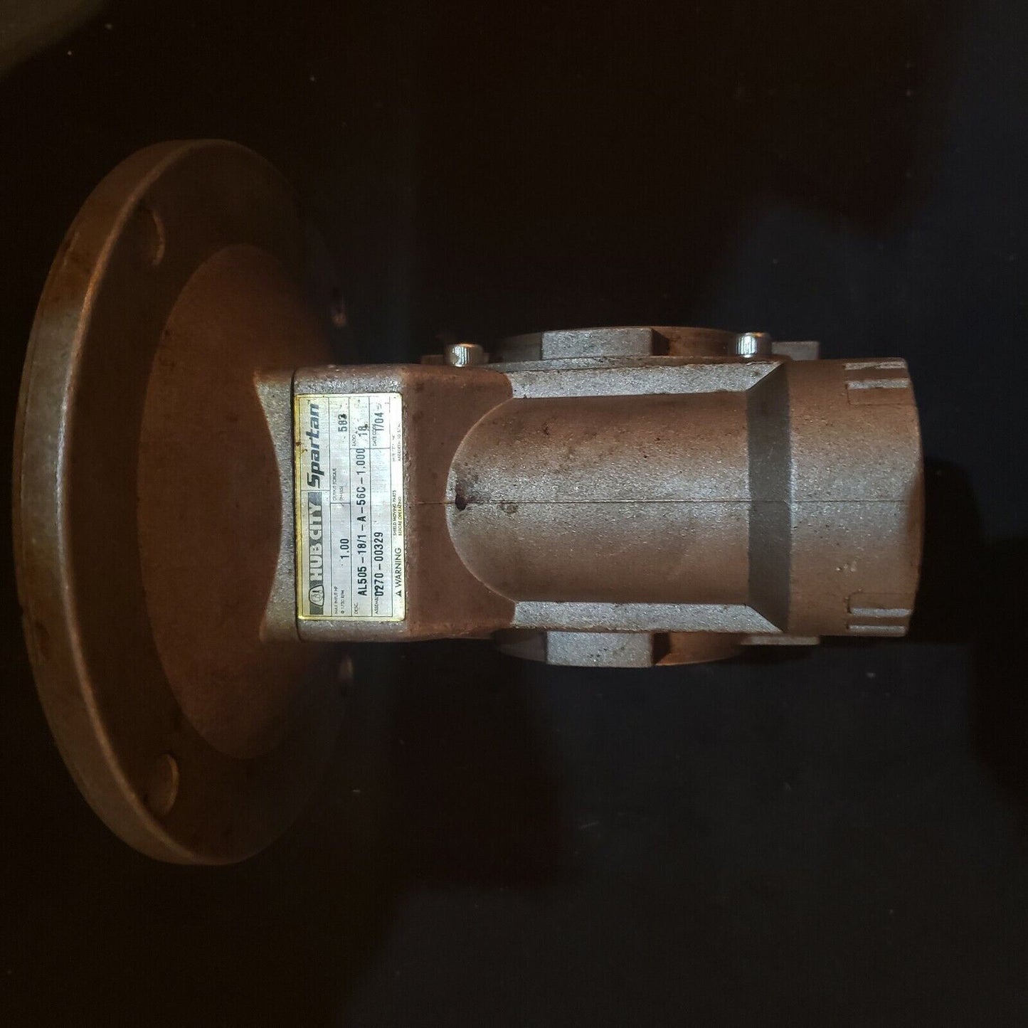 Spartan Hub City AL505-18/1-A-56C-1.000 Aluminum Worm Speed Reducer 1hp Input