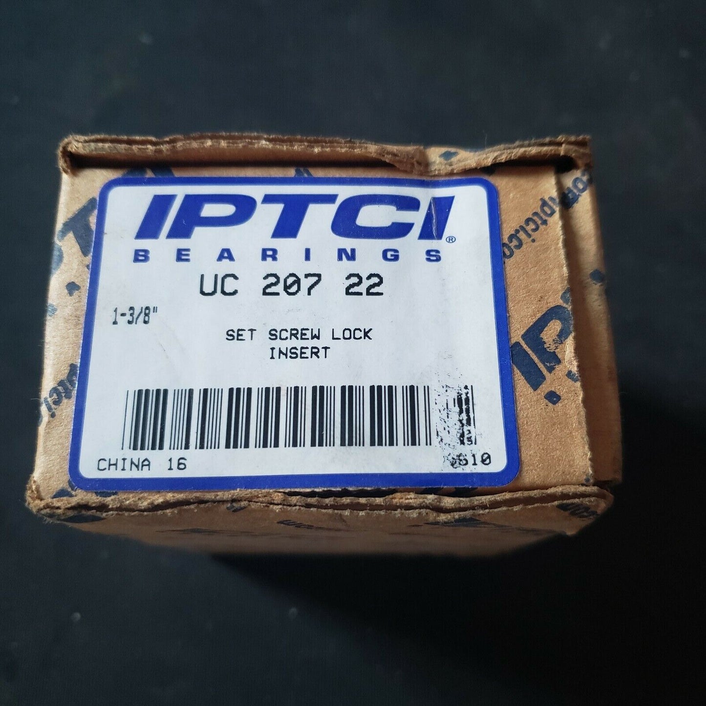 IPTCI UC 207 22 Bearing 1-3/8" Bore