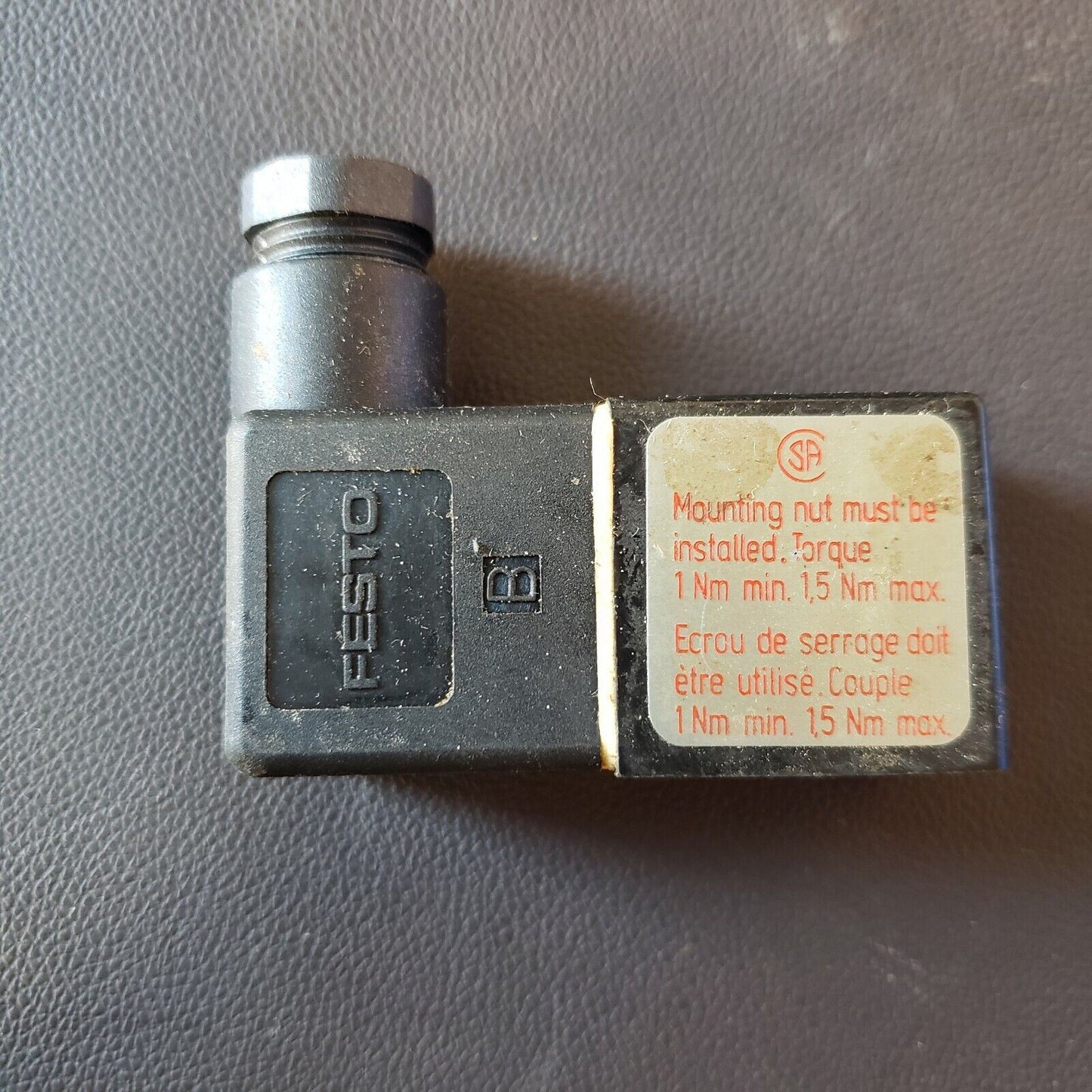 FESTO BMSFW-CSA 104080 120V Solenoid Coil