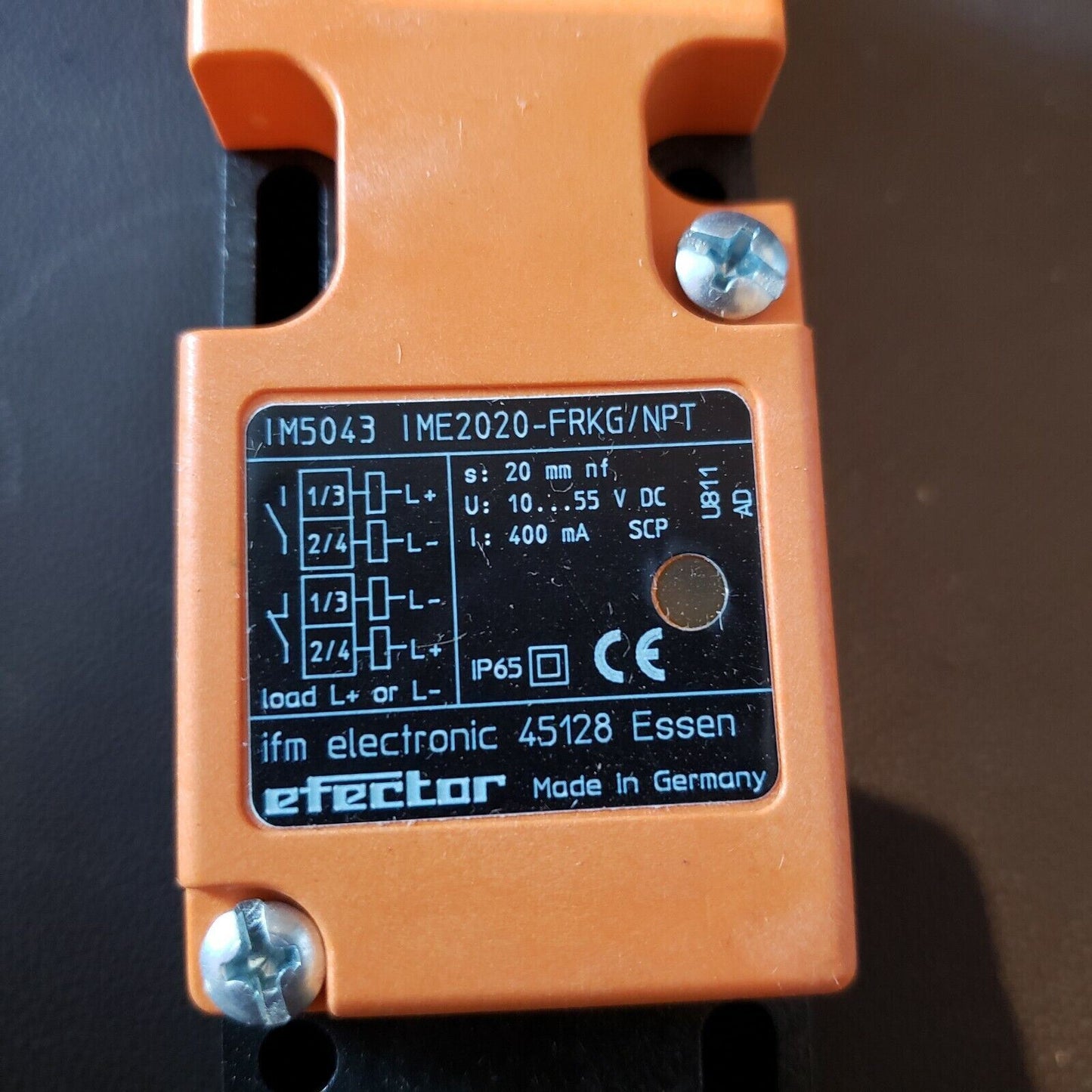 Efector IM5043 IME2020-FRKG/NPT Inductive IFM