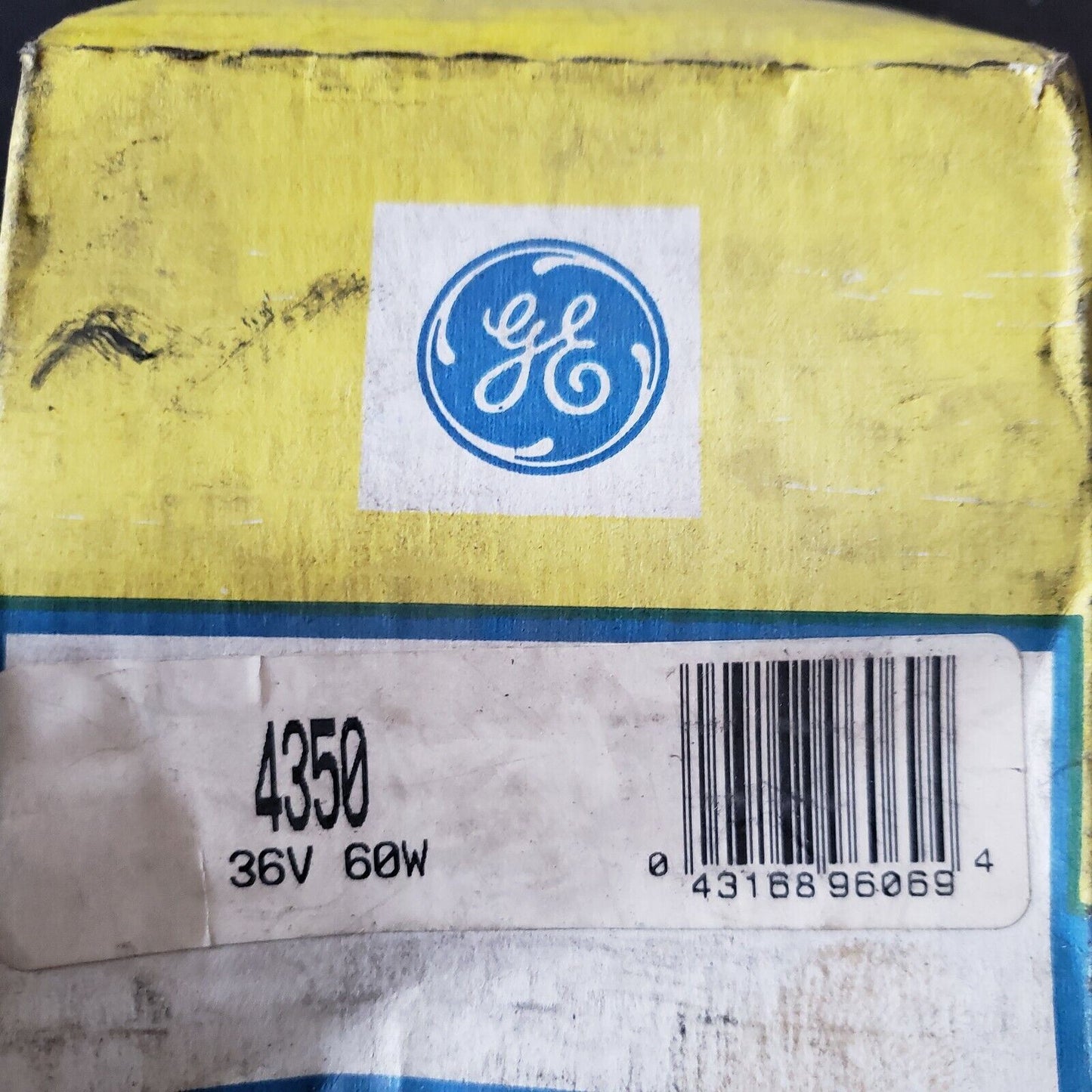 GE 4350 Bulb Total Source Sealed Beam 36 volt, 60 Watts