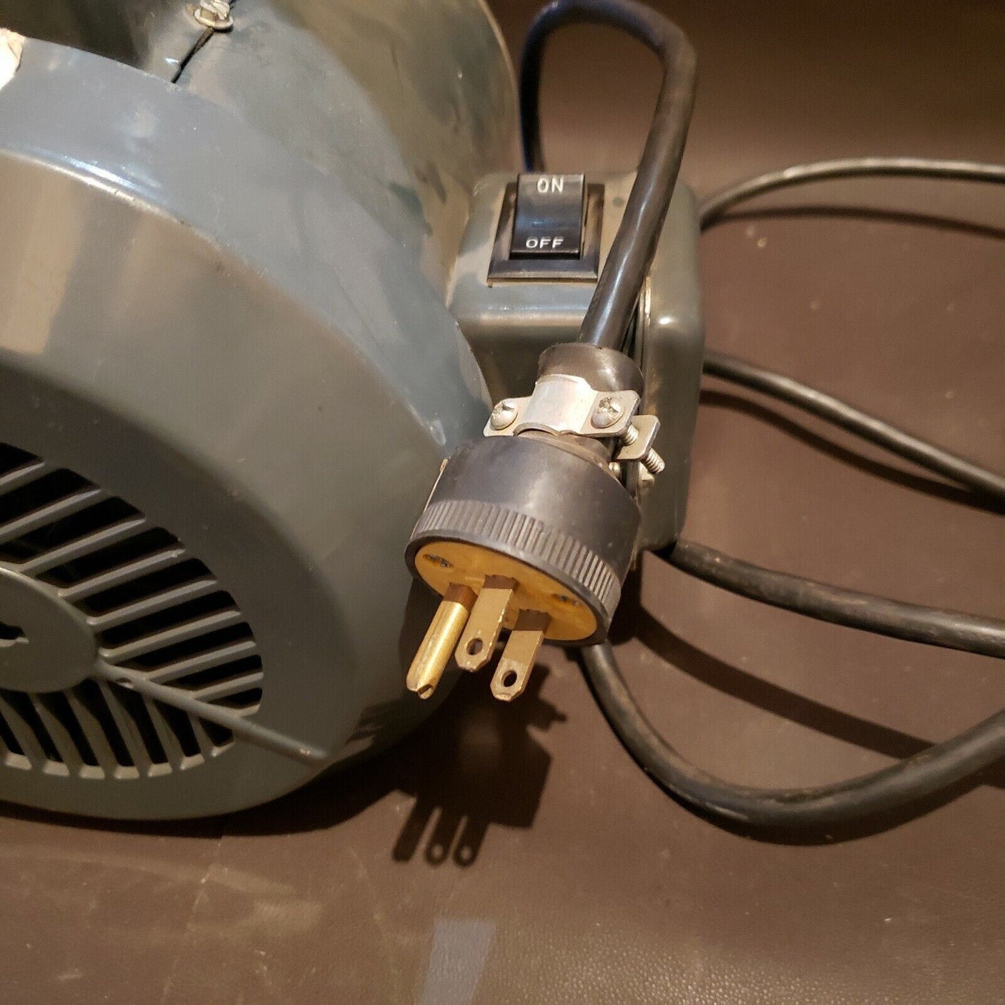 GE 5KC49NN2419Y Electric Motor 115v 3450 RPM with Switch and Cable TESTED C663
