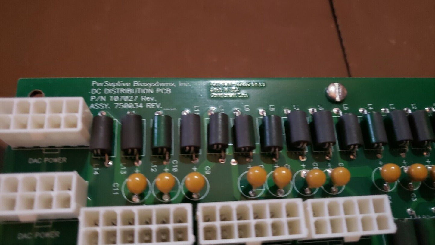 Perseptive Biosystems DC Distribution PCB P/N 107027 750034 TESTED with Screws