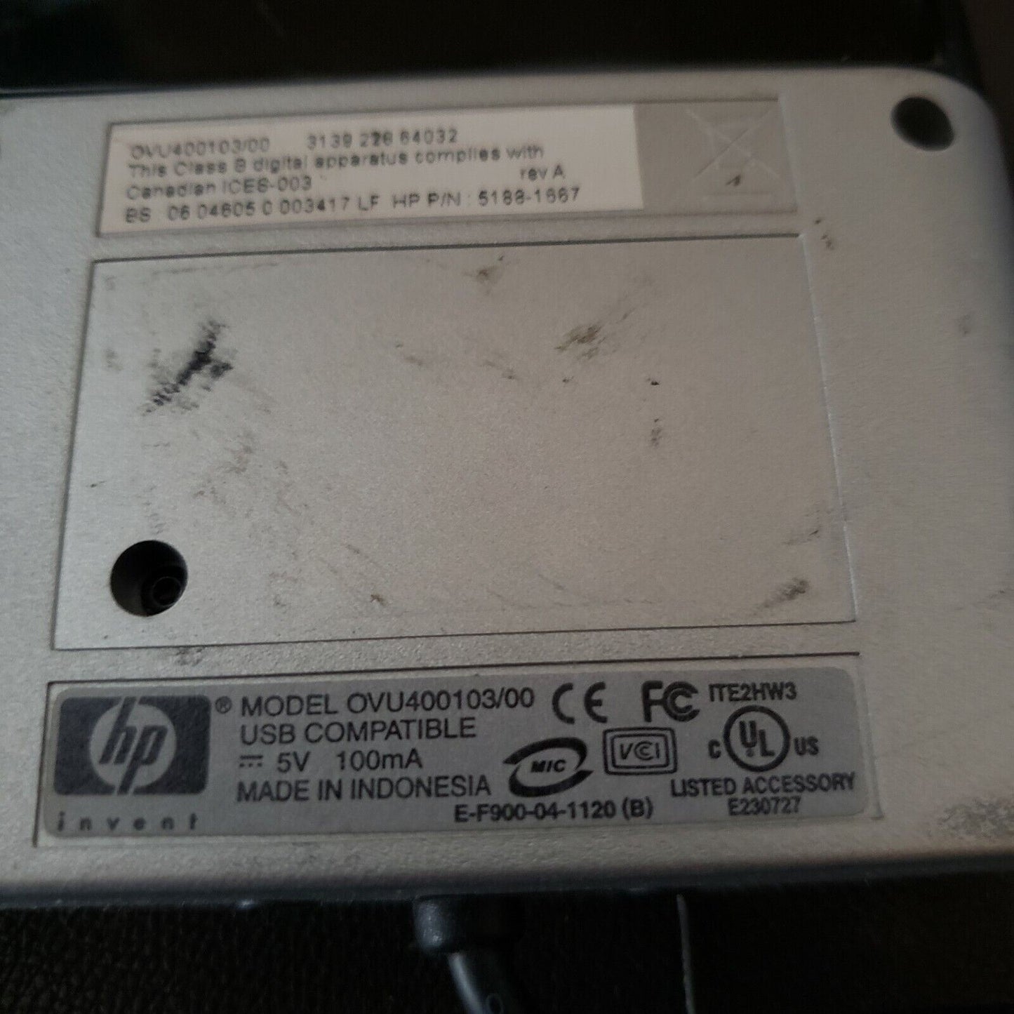 HP OVU400103 /00 USB IR Remote Interface Control