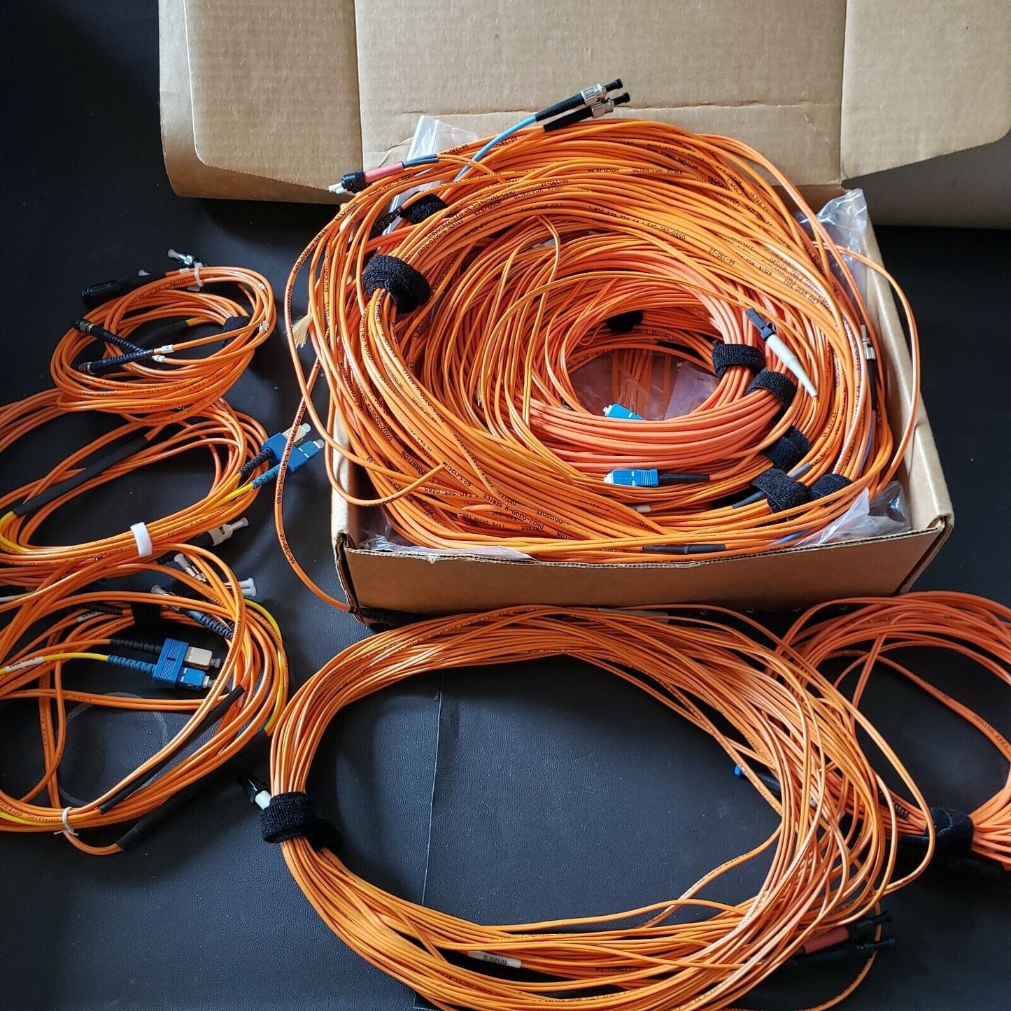 Large Lot Foxconn 3M Cisco Fiber Optic Optical Cables Connectors
