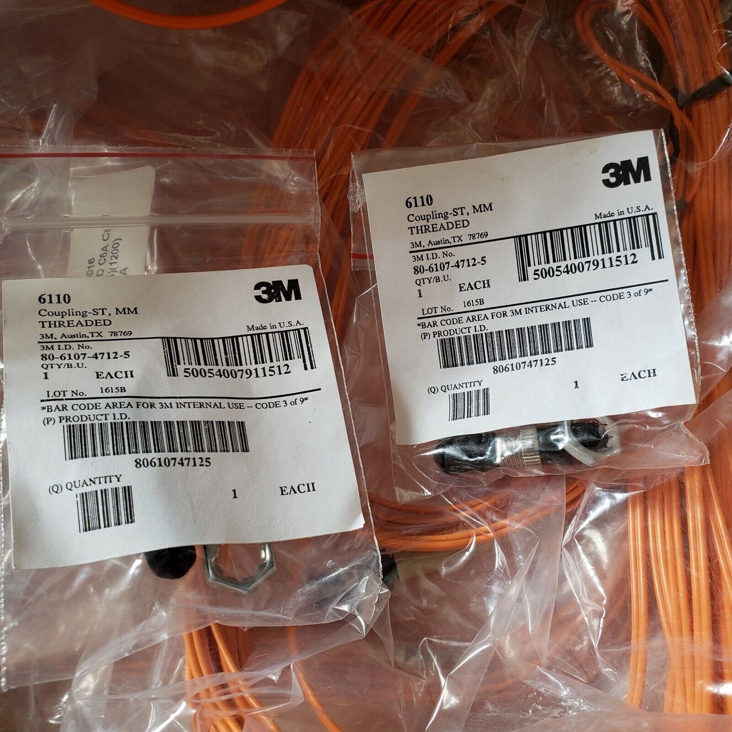 Large Lot Foxconn 3M Cisco Fiber Optic Optical Cables Connectors