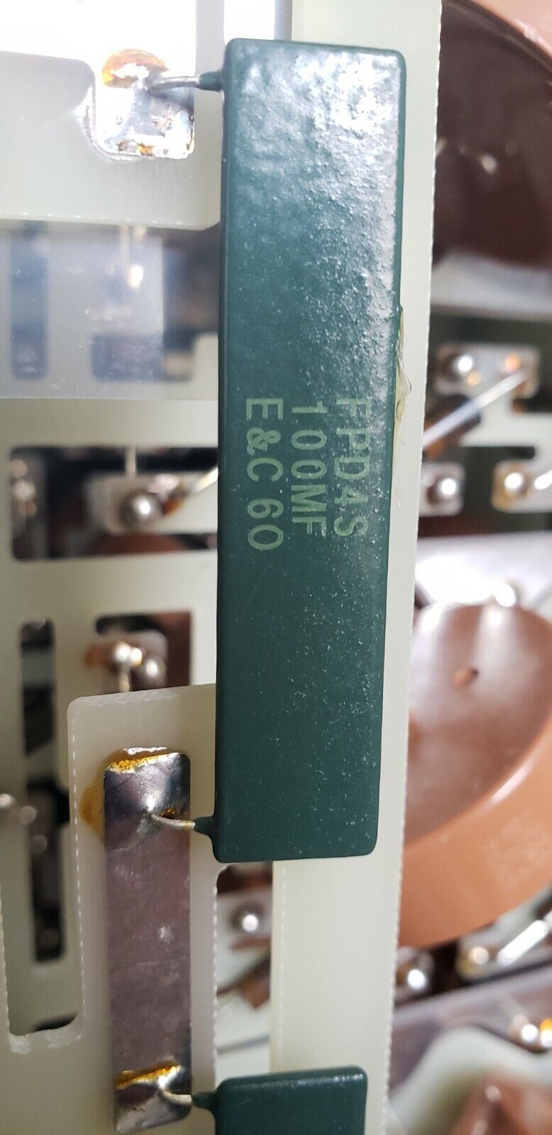 FPD4S 100MF E&C 60 Capacitor High Voltage