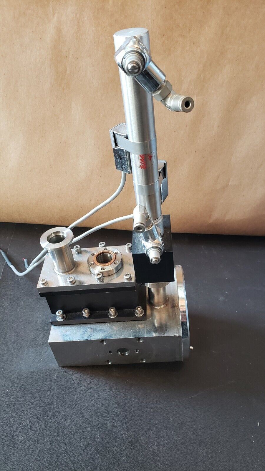 UHV Custom High Vacuum Chamber with Pneumatic Valve 7-port