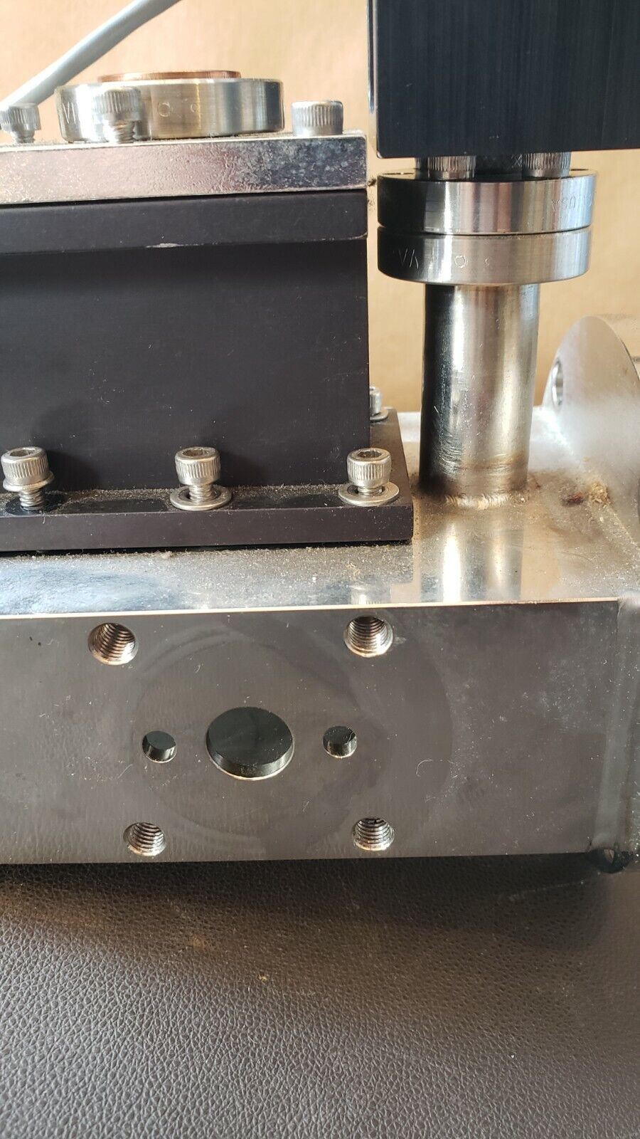 UHV Custom High Vacuum Chamber with Pneumatic Valve 7-port