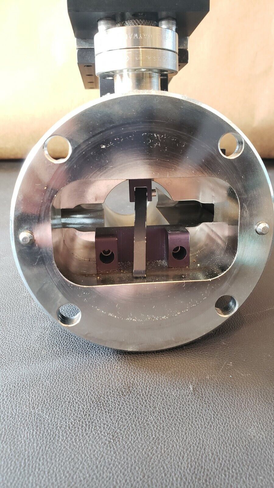 UHV Custom High Vacuum Chamber with Pneumatic Valve 7-port