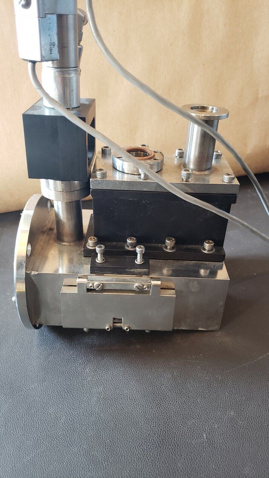 UHV Custom High Vacuum Chamber with Pneumatic Valve 7-port