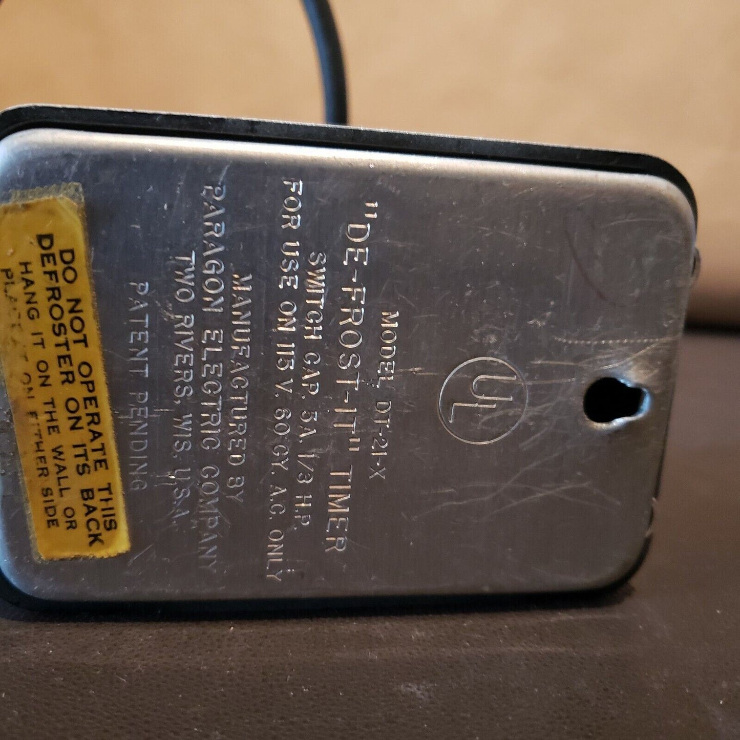 Paragon Invensys DT-21-X Defrost-It Control Timer Chrono-Temp 1/3 HP/5A 120v
