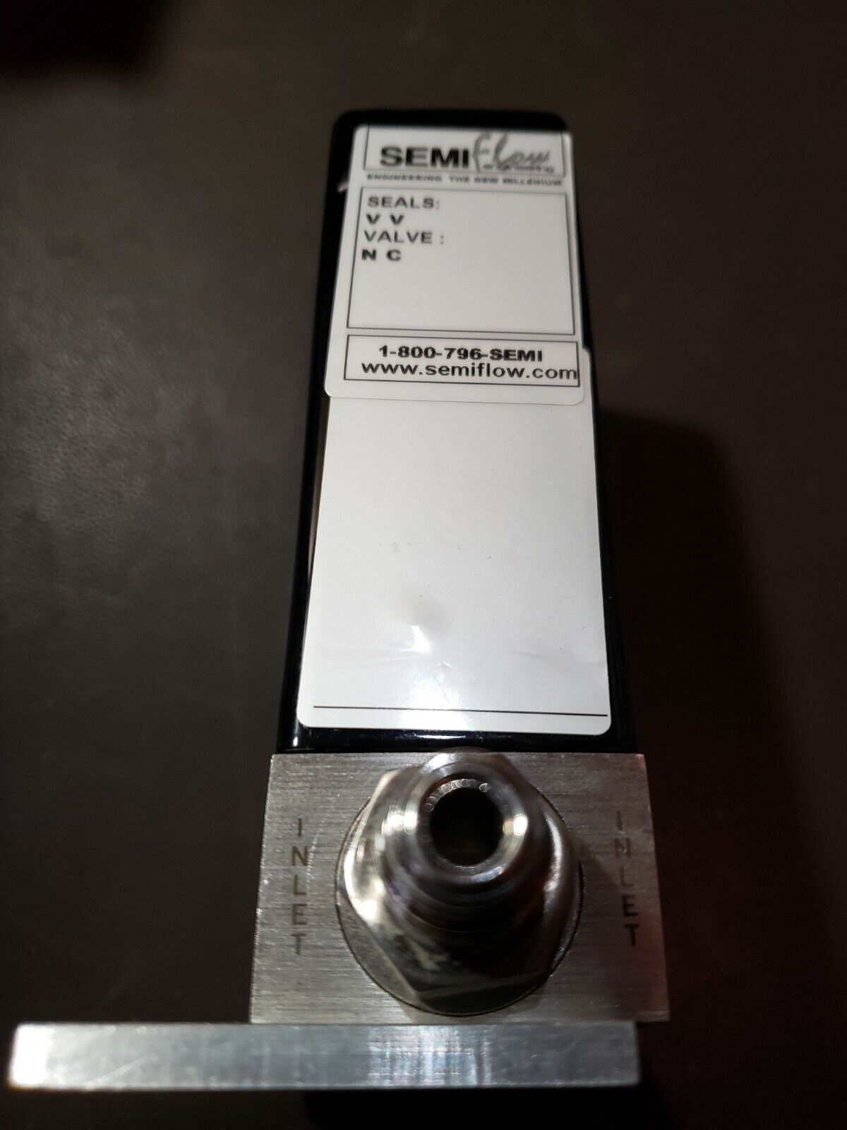 Semi Flow UFC-1200A Unit N2 3 SLM SLPM 1/4 VCR Nitrogen MFC Mass Flow Controller