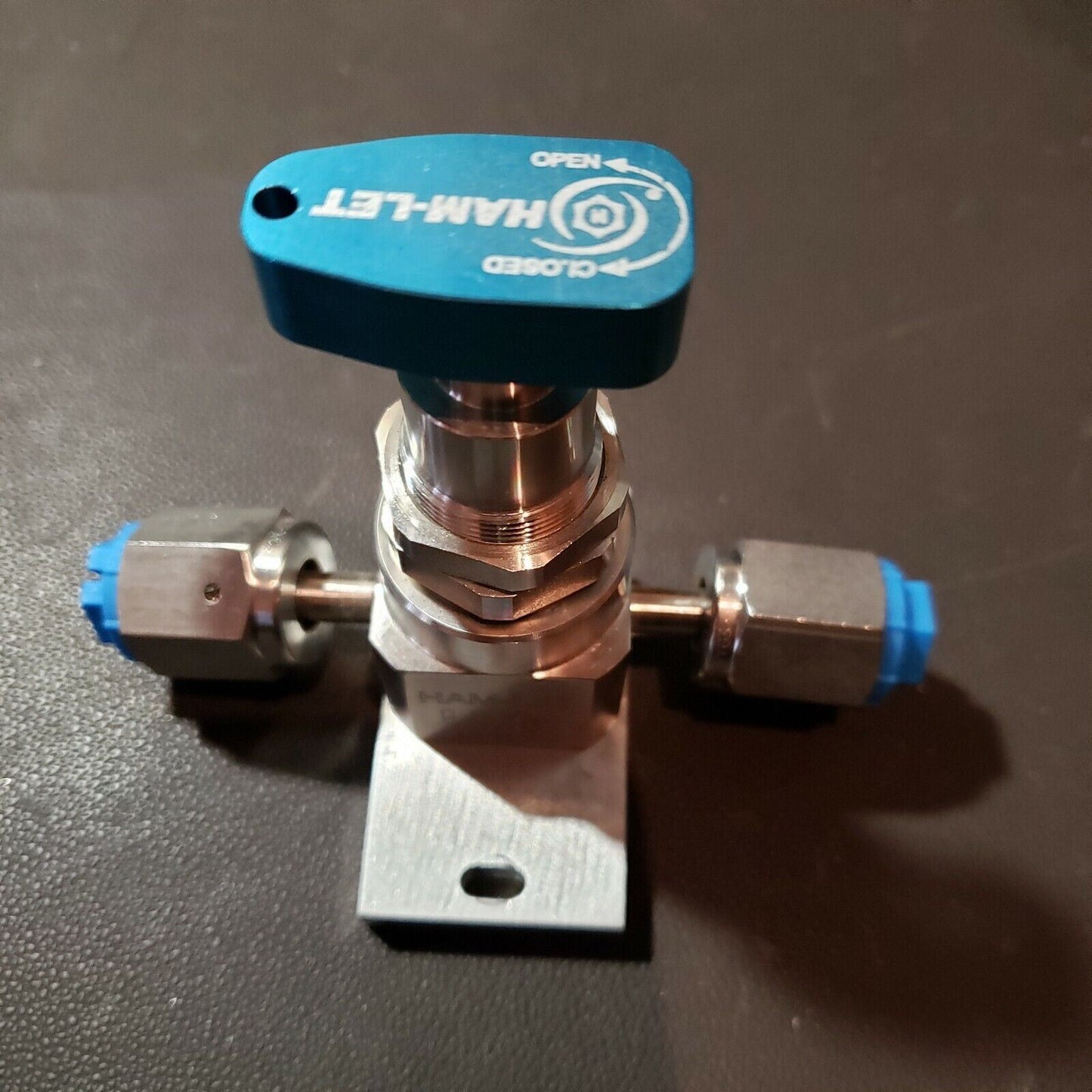 HAM-LET 324-0103 UCV HM20 4VKLQ GF4 Valve TESTED 300 PSI 1/4" VCR 316L