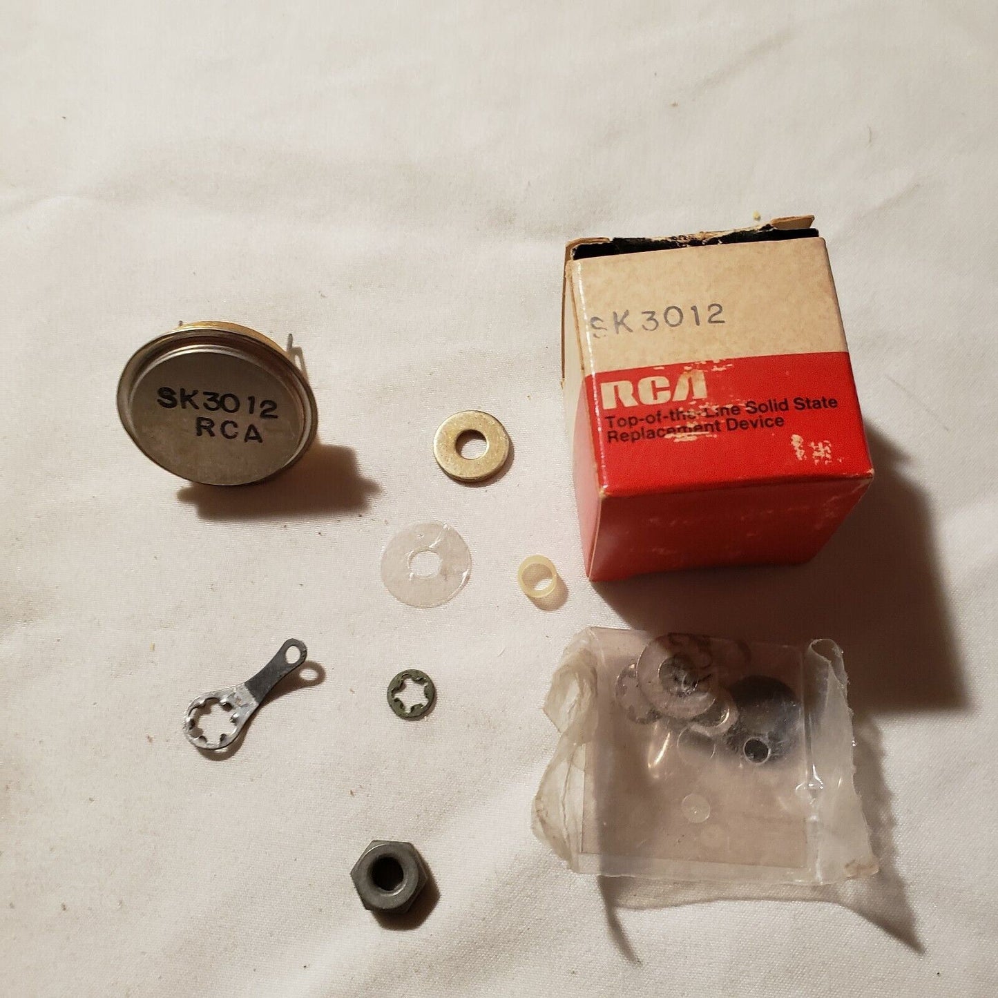 Vintage NOS RCA SK3012 Cross Germanium PNP Power Transistor with Extras